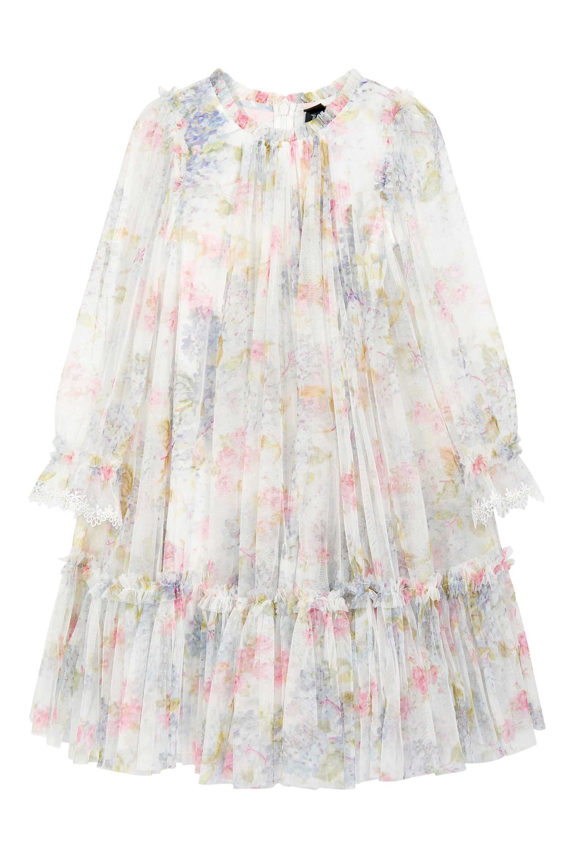 Kids Hydrangea Long Sleeve Dress 