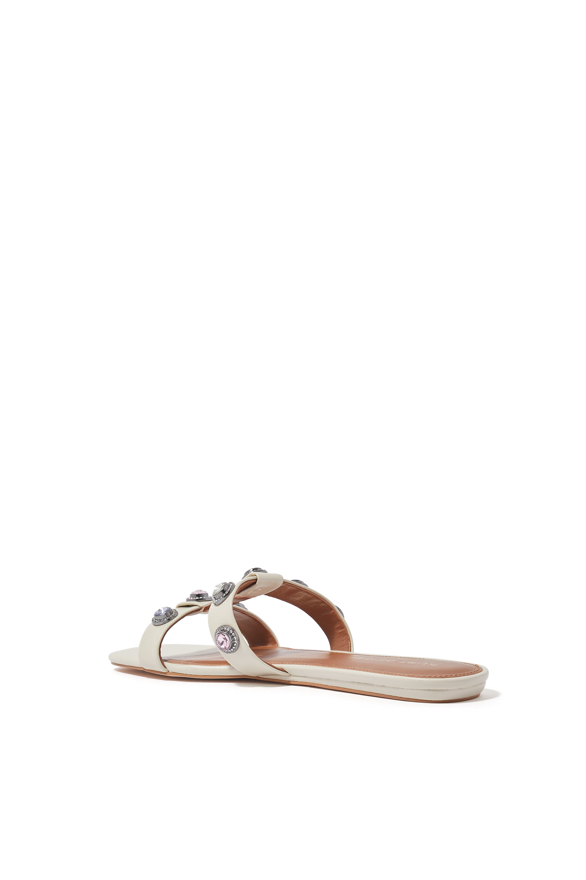 Octavia Leather Flat Sandals