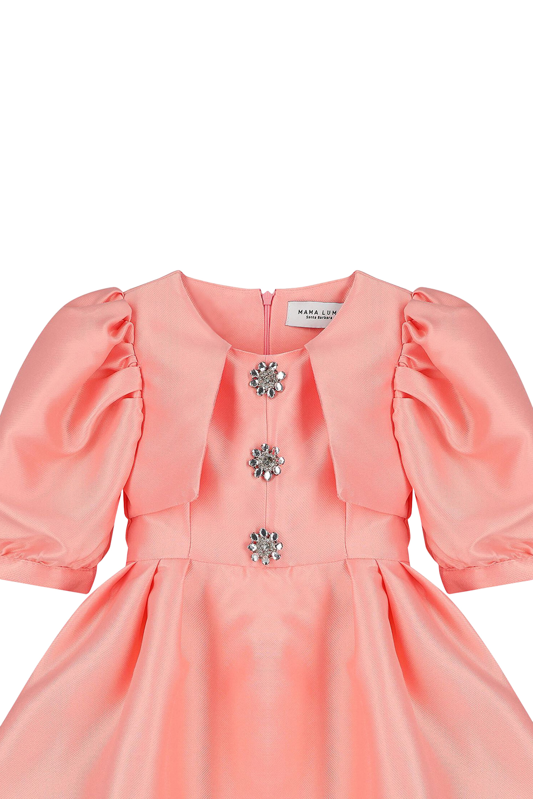 Kids Sparkling Brooch Dress