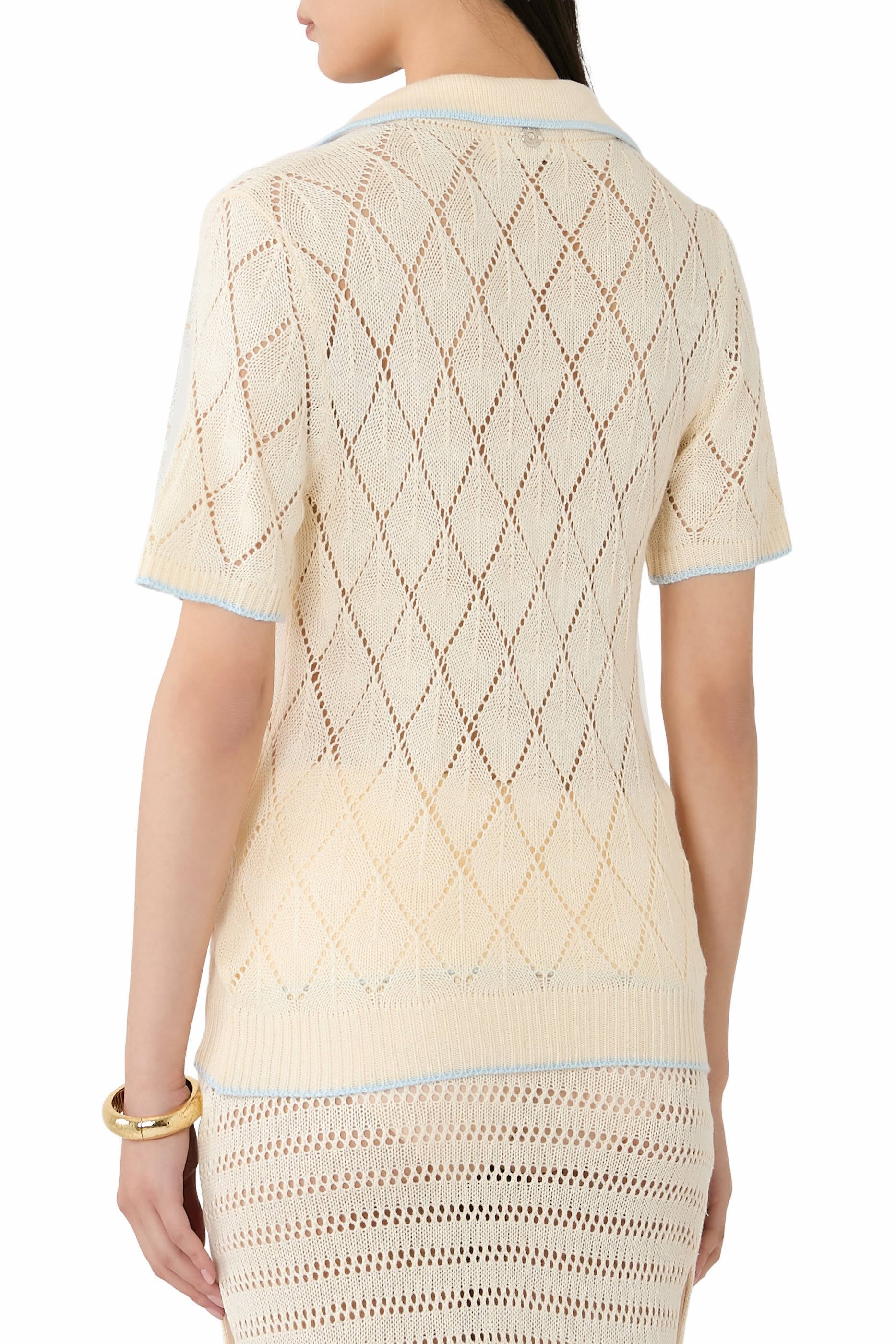 Zaylee Knitted Short Sleeved Polo