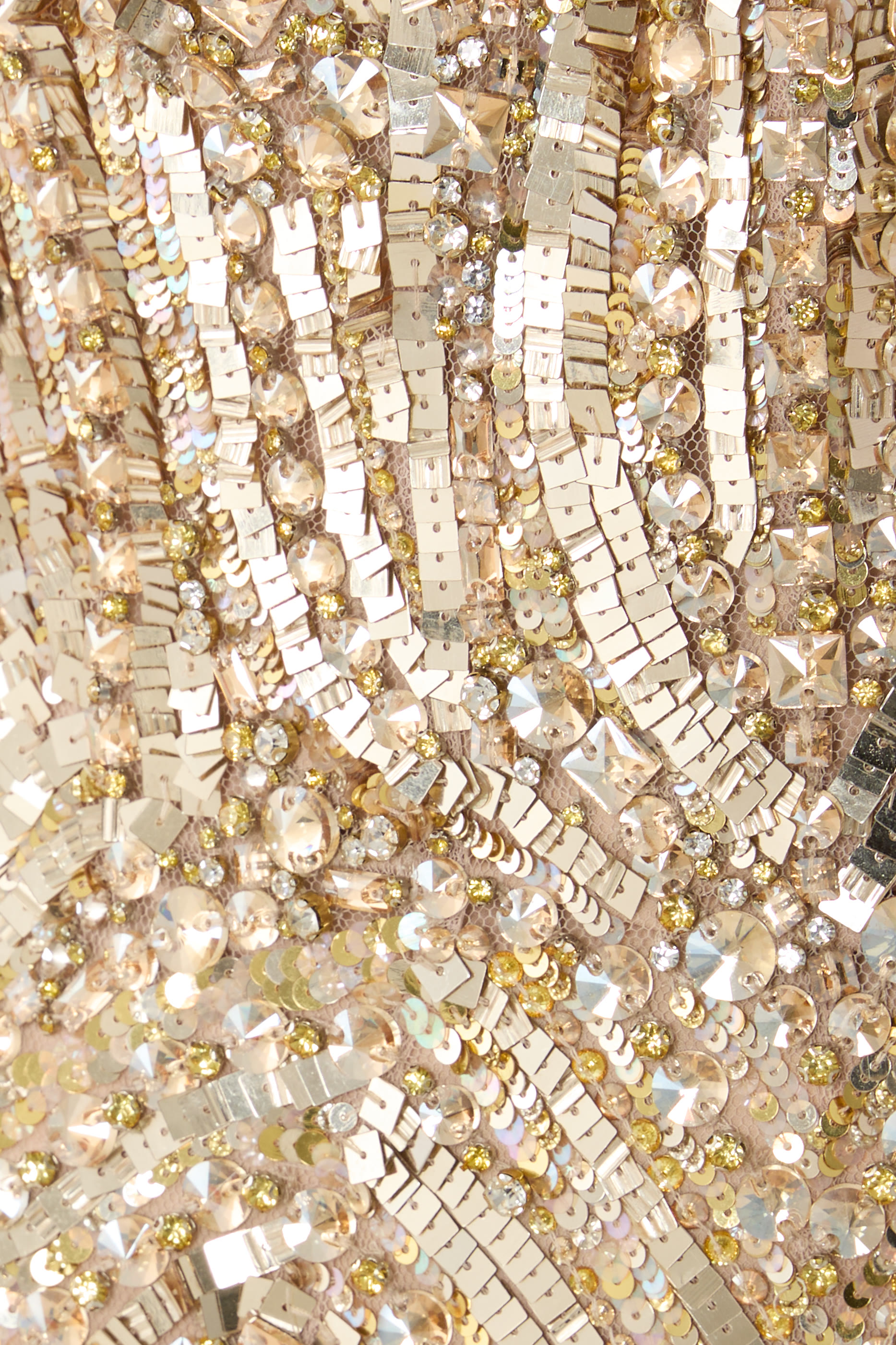 Euphoria Strapless Embellished Tulle Gown