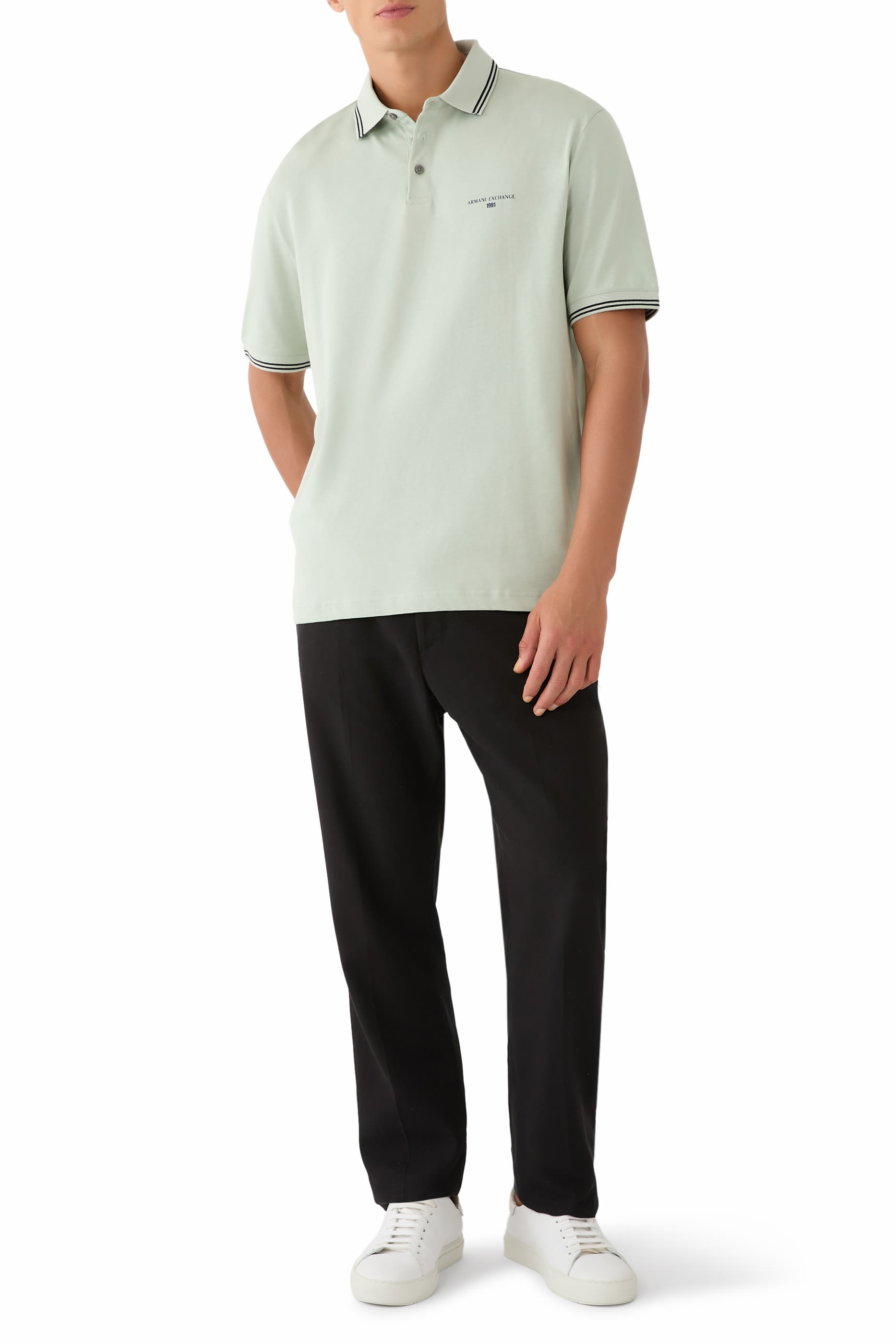 Logo Half-Button Polo Shirt