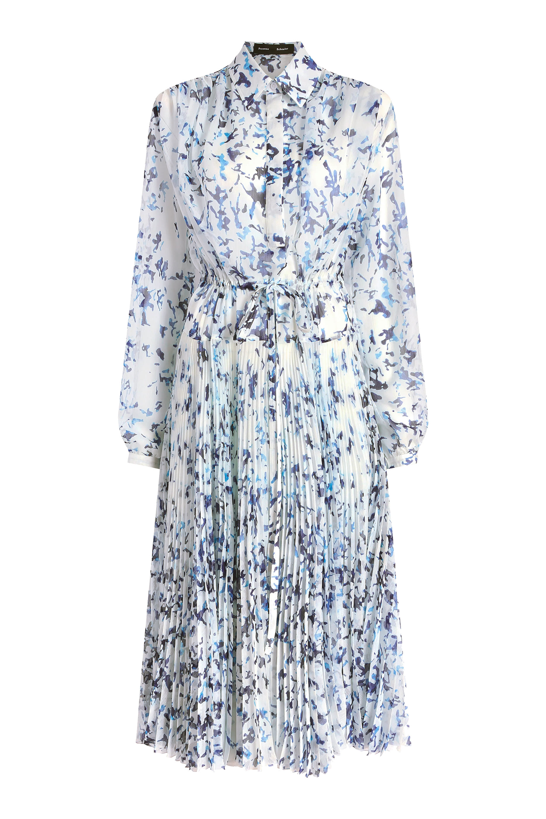 Jones Dress in Printed Crinkle Chiffon