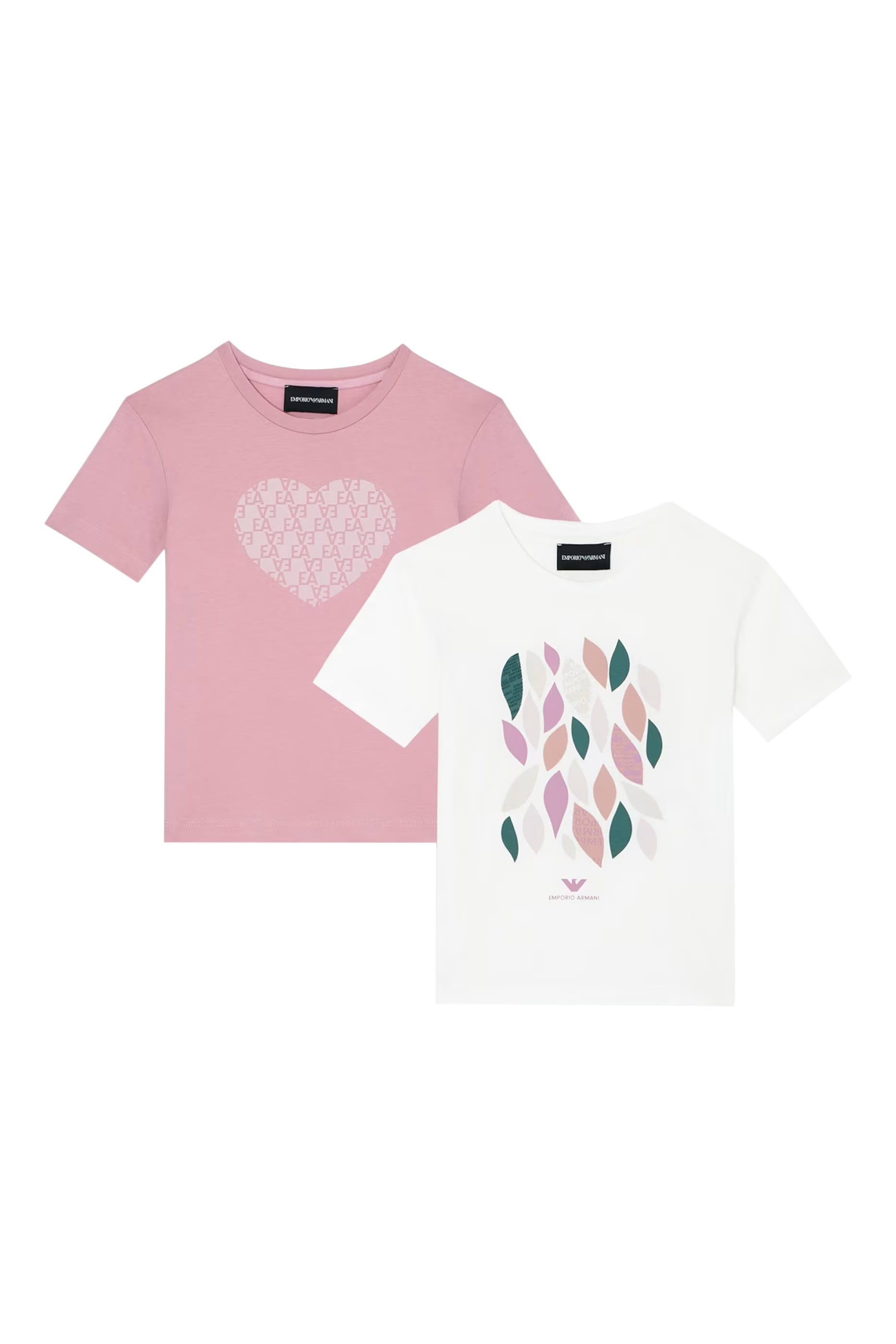 Kids Graphic EA Logo Print T-Shirt, Set of 2