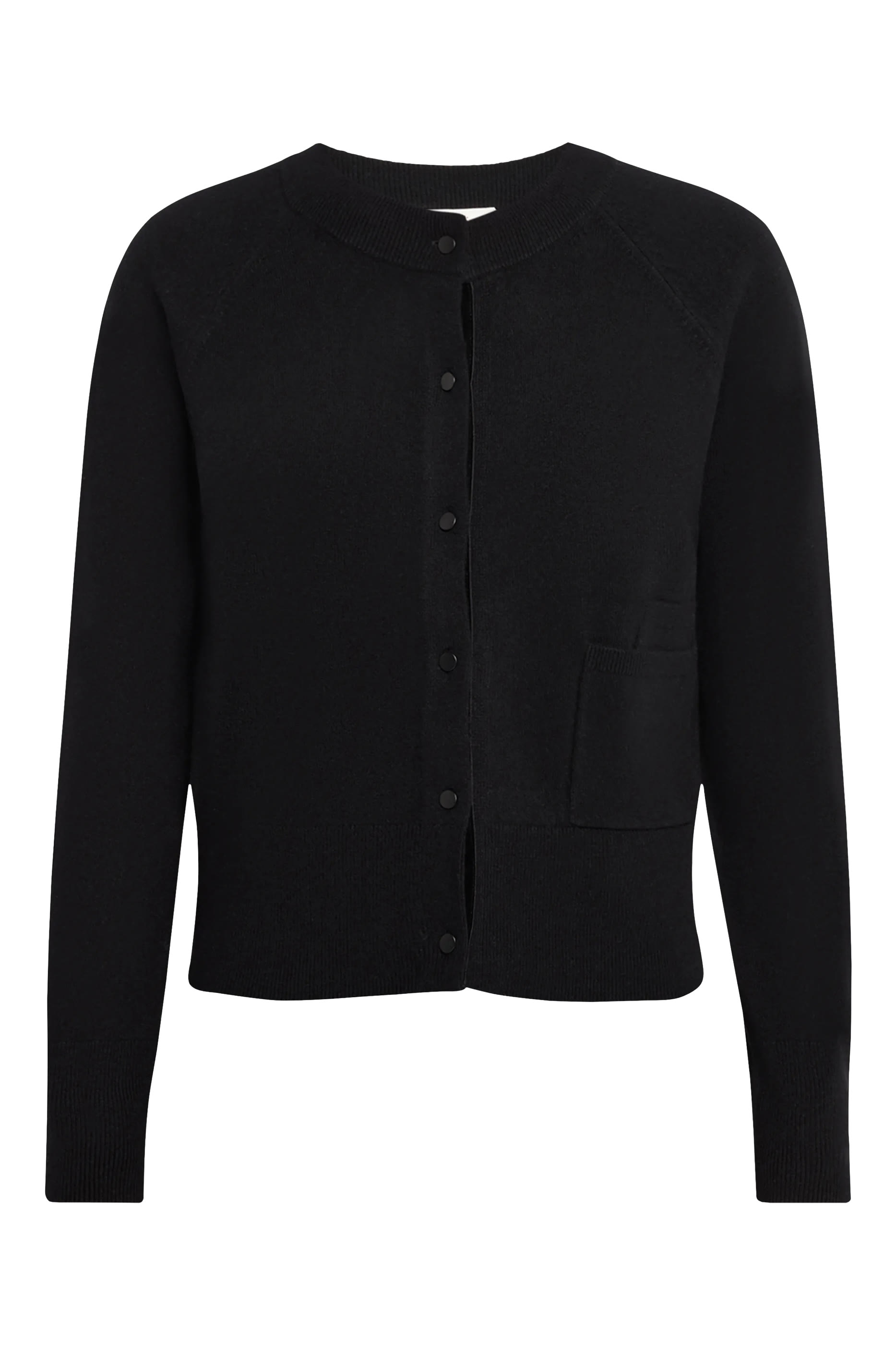 Velvet-Trim Wool-Blend Cardigan