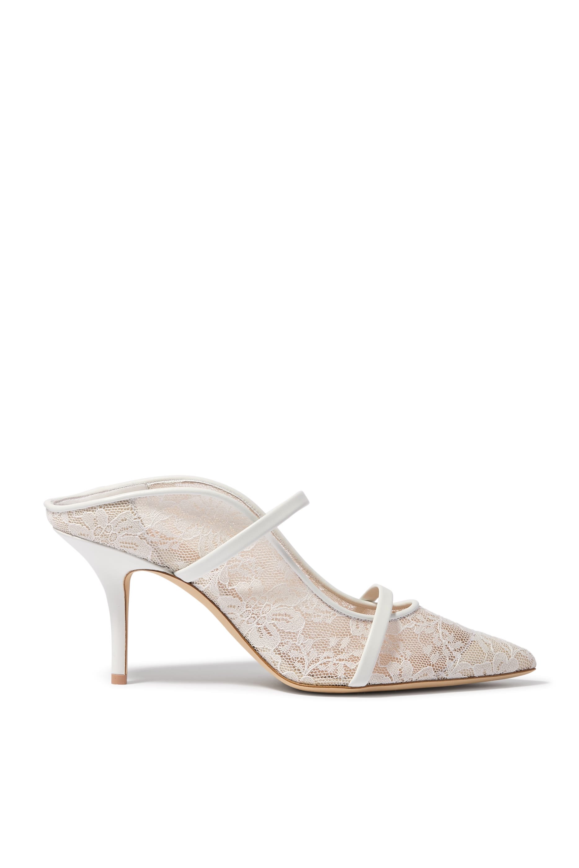 Maureen 70 Lace Heeled Mules