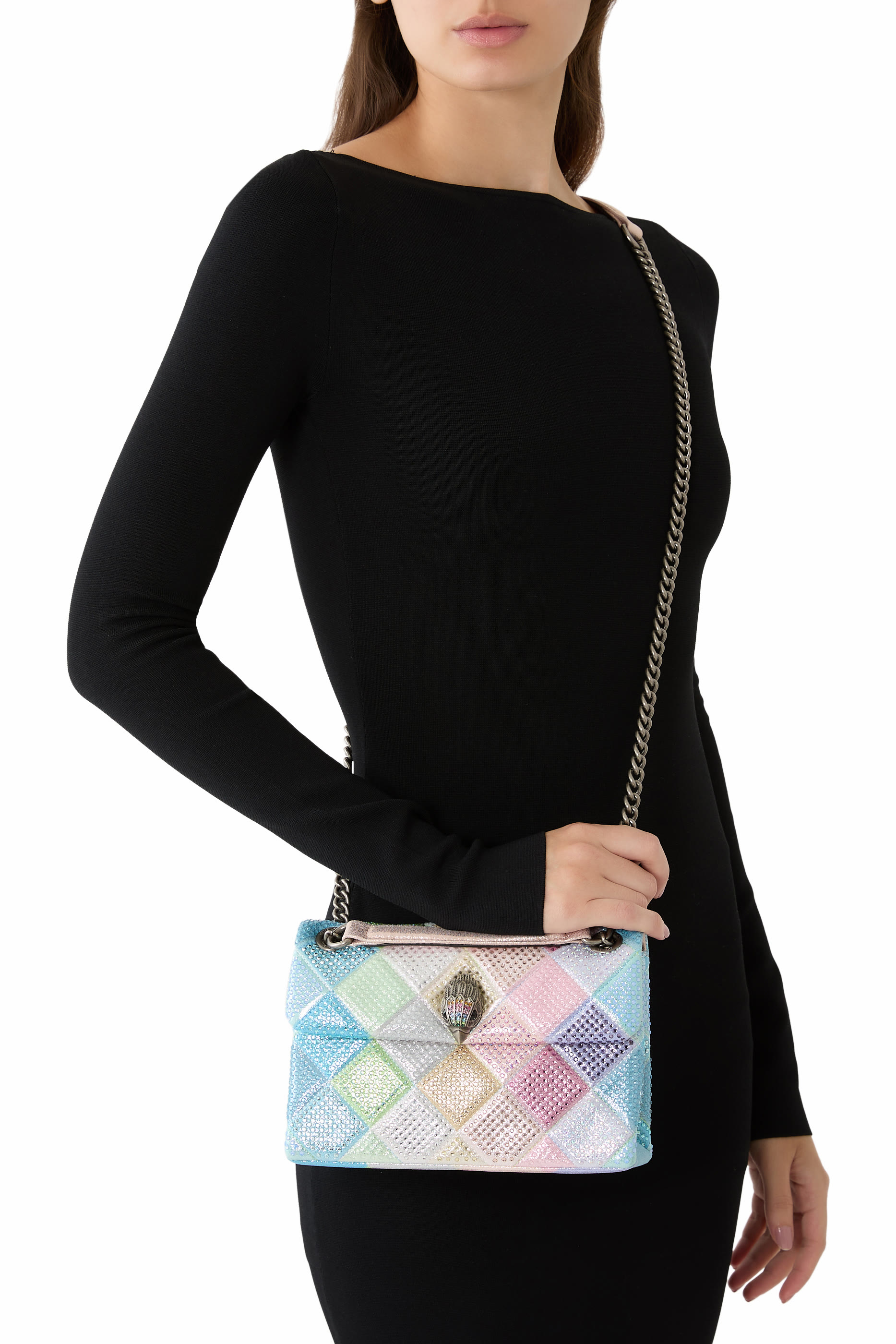 Medium Fabric Kensington Shoulder Bag