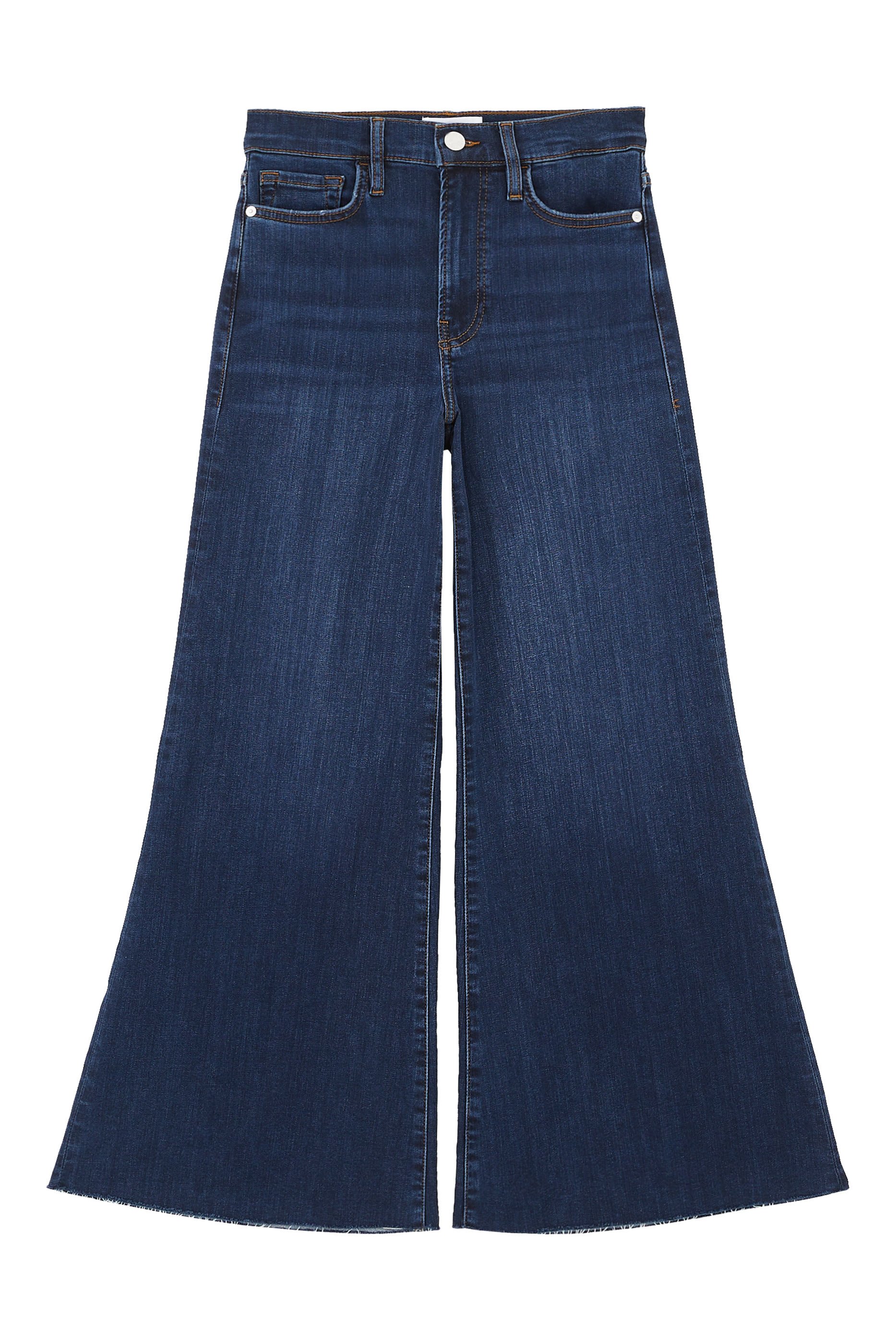 Le Palazzo Crop Raw Jeans