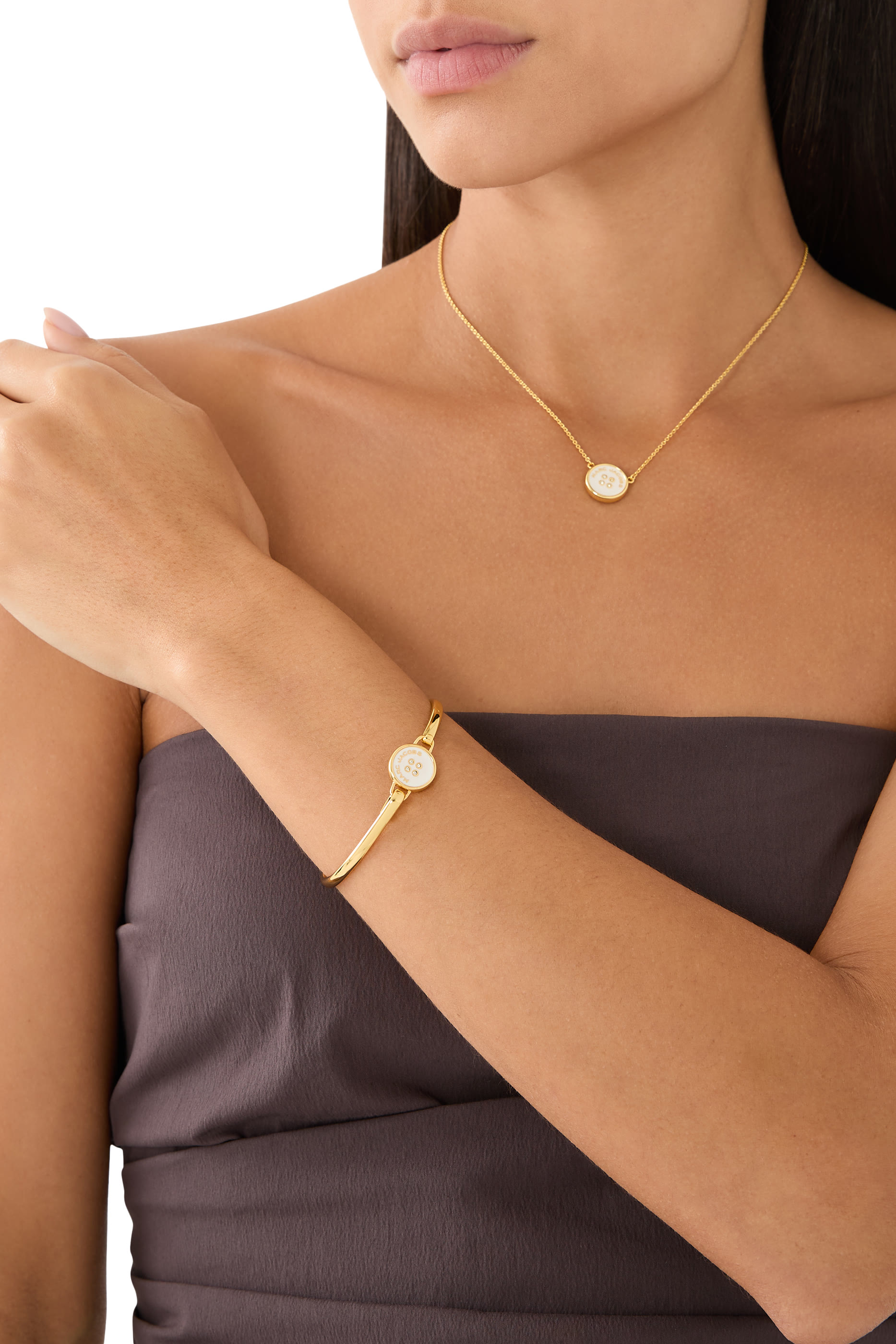 The Button Pendant Necklace