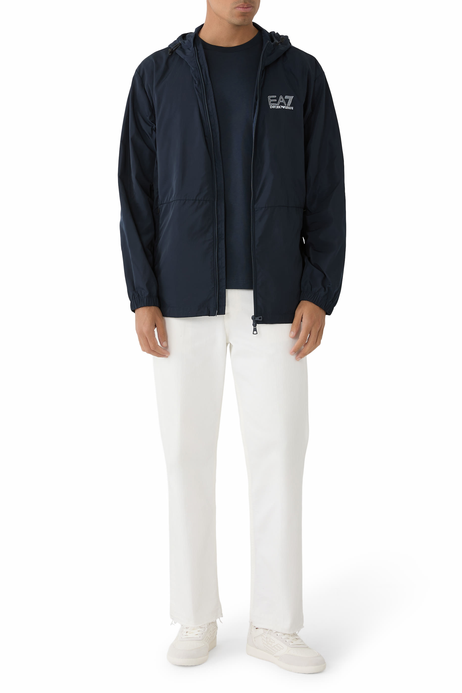 Core Identity Nylon Hooded Jacket