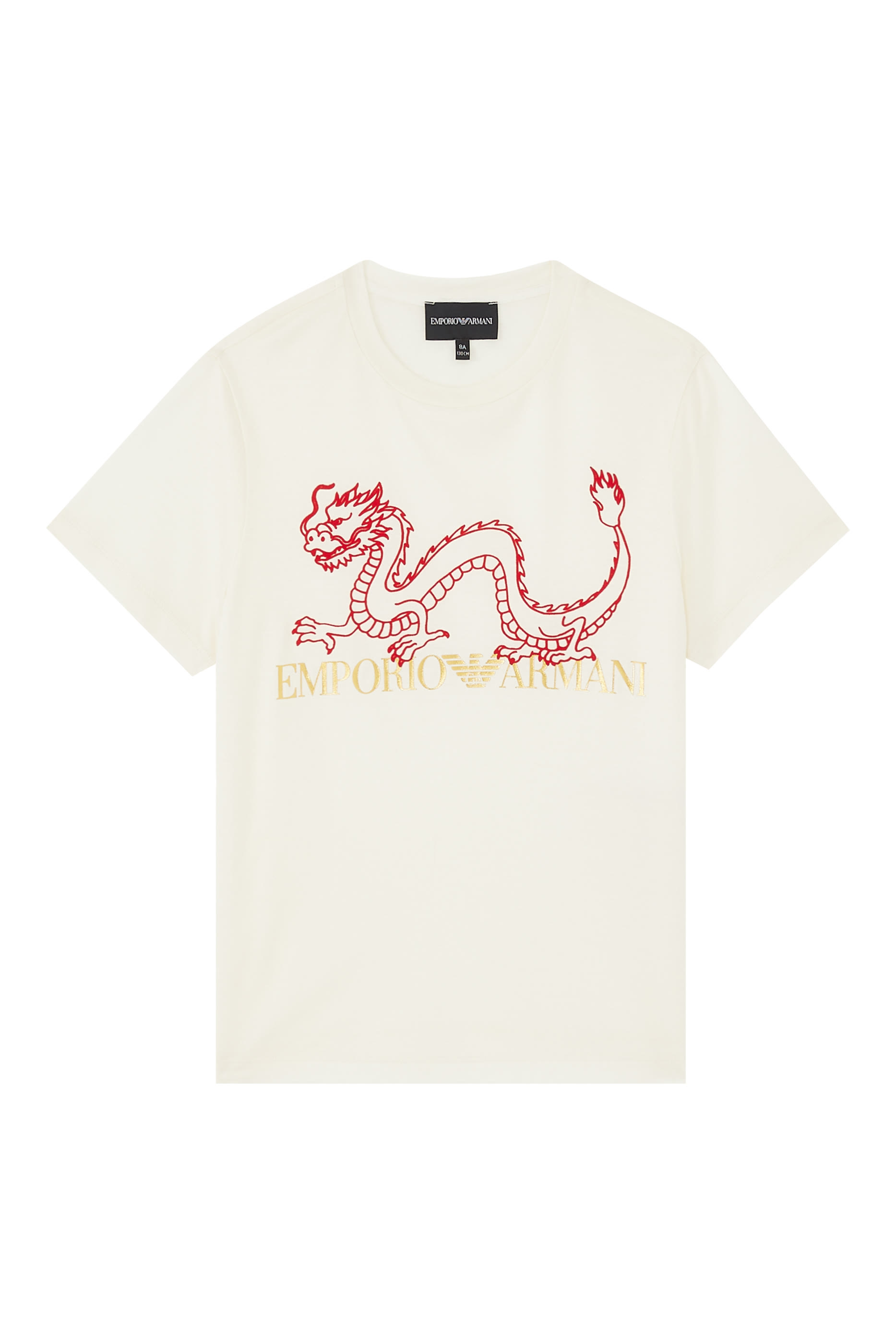 Kids Chinese New Year Logo Print T-Shirt