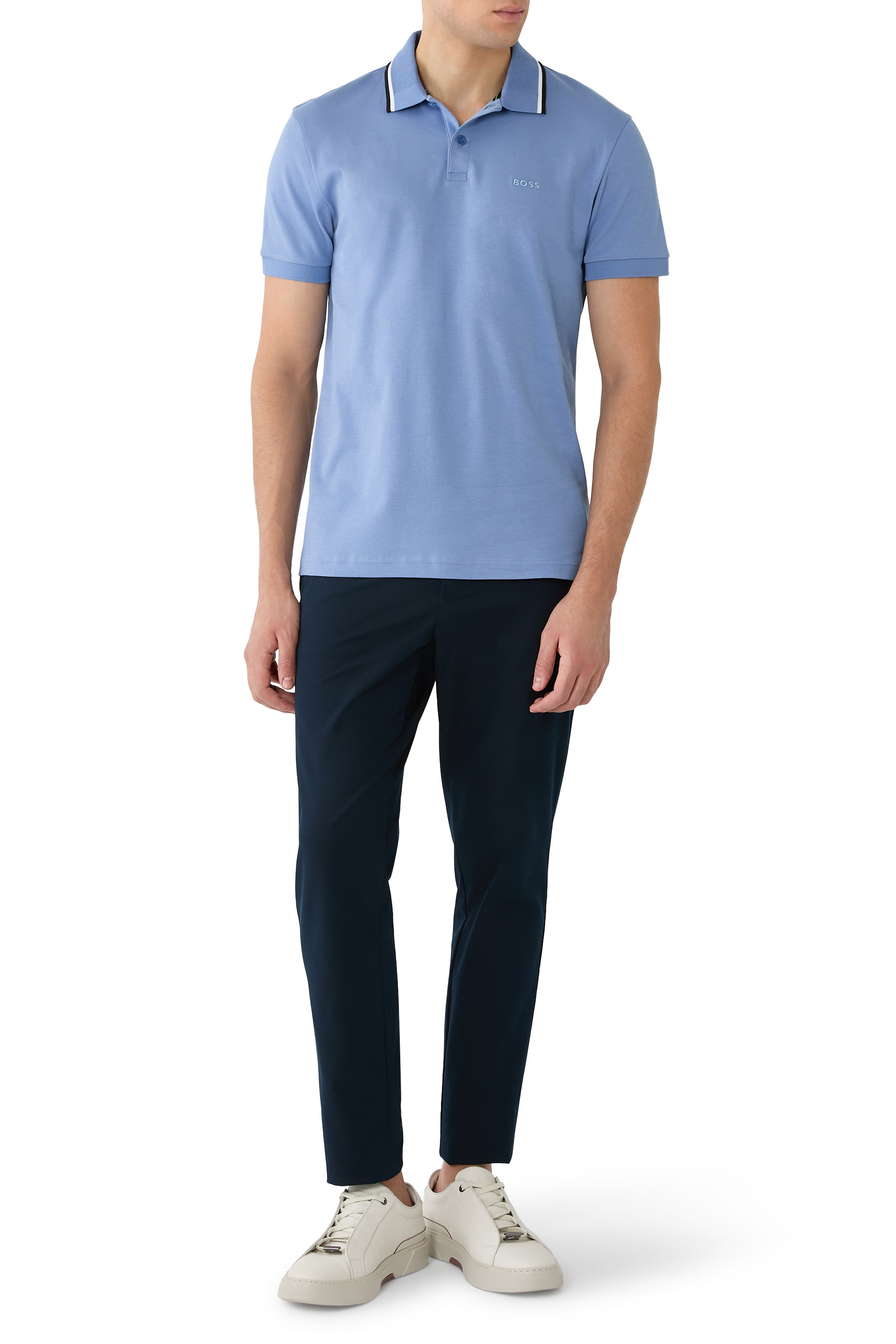 Paddy Cotton Piqu&eacute; Polo Shirt