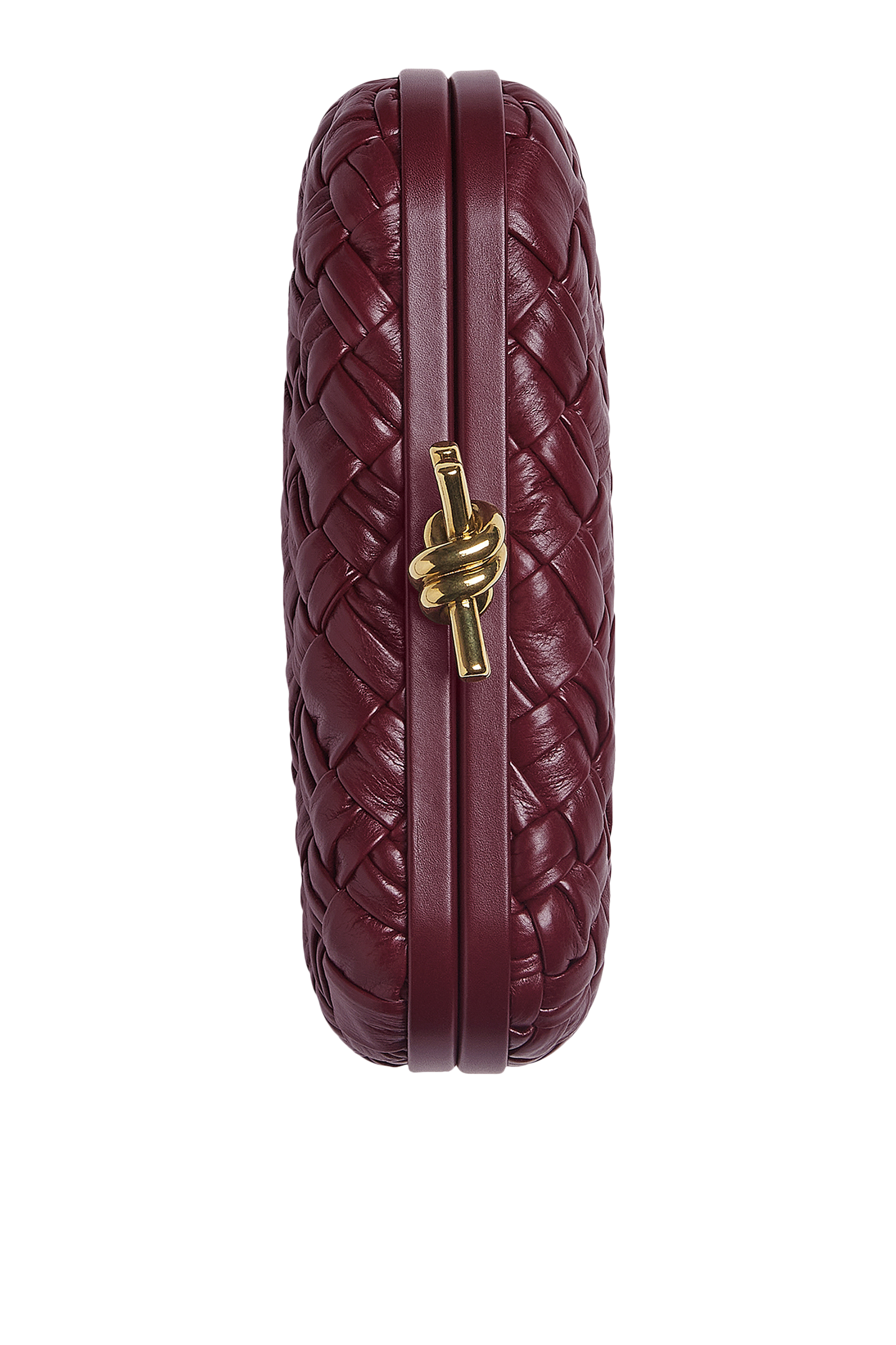 Knot Leather Clutch Bag