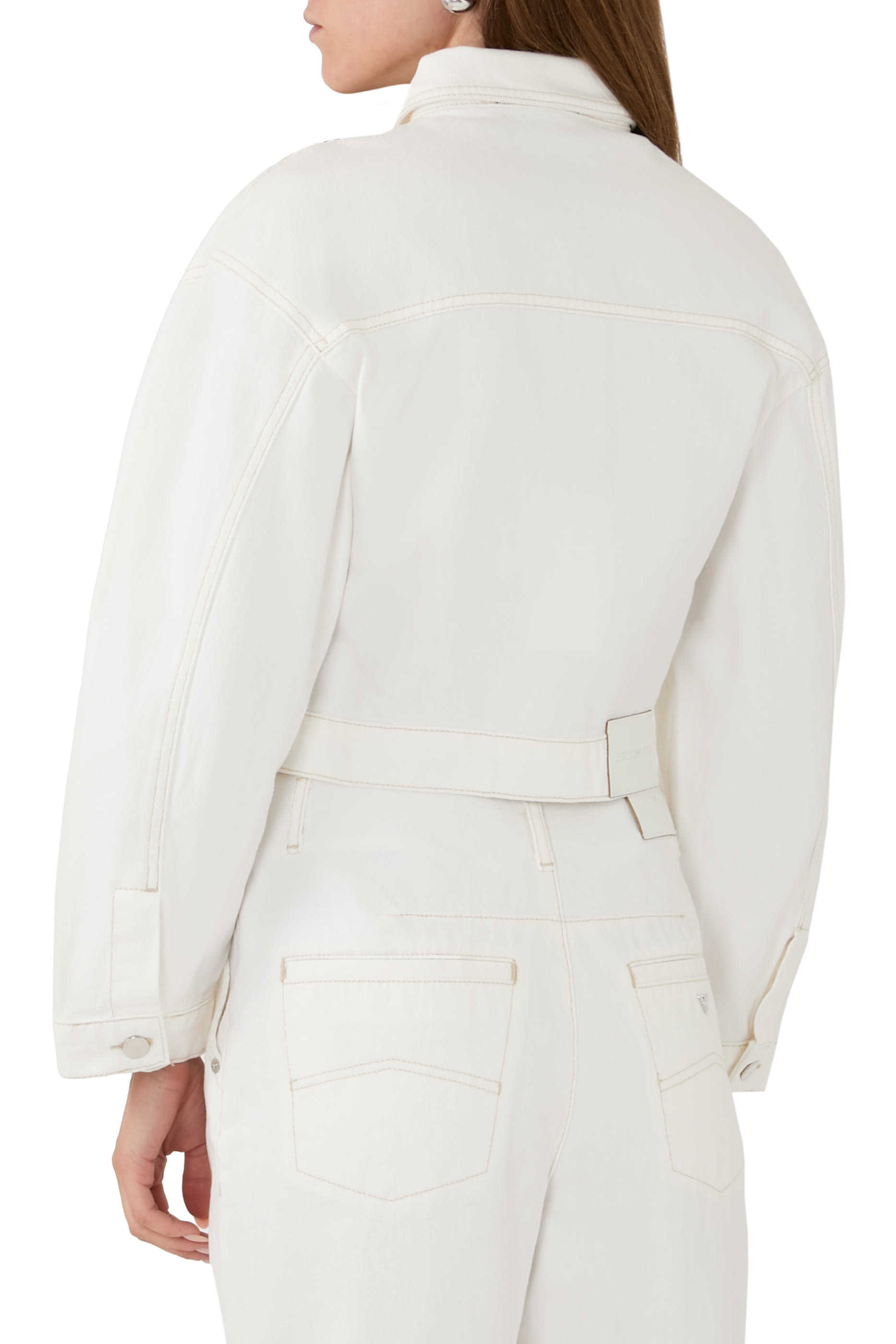 Button-Up Crop Blouson
