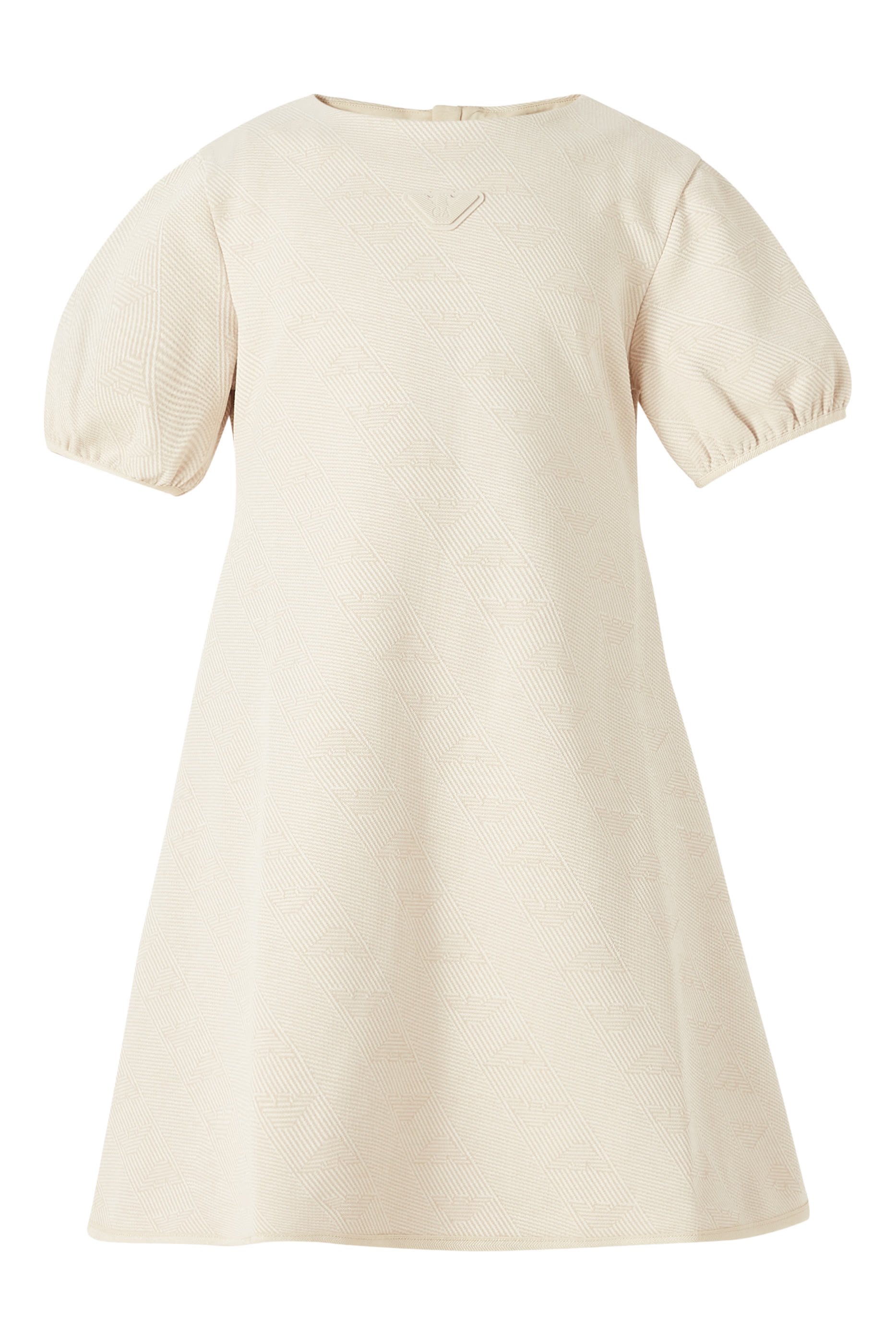 Kids Micro Eagle Logo Double Jersey  Dress