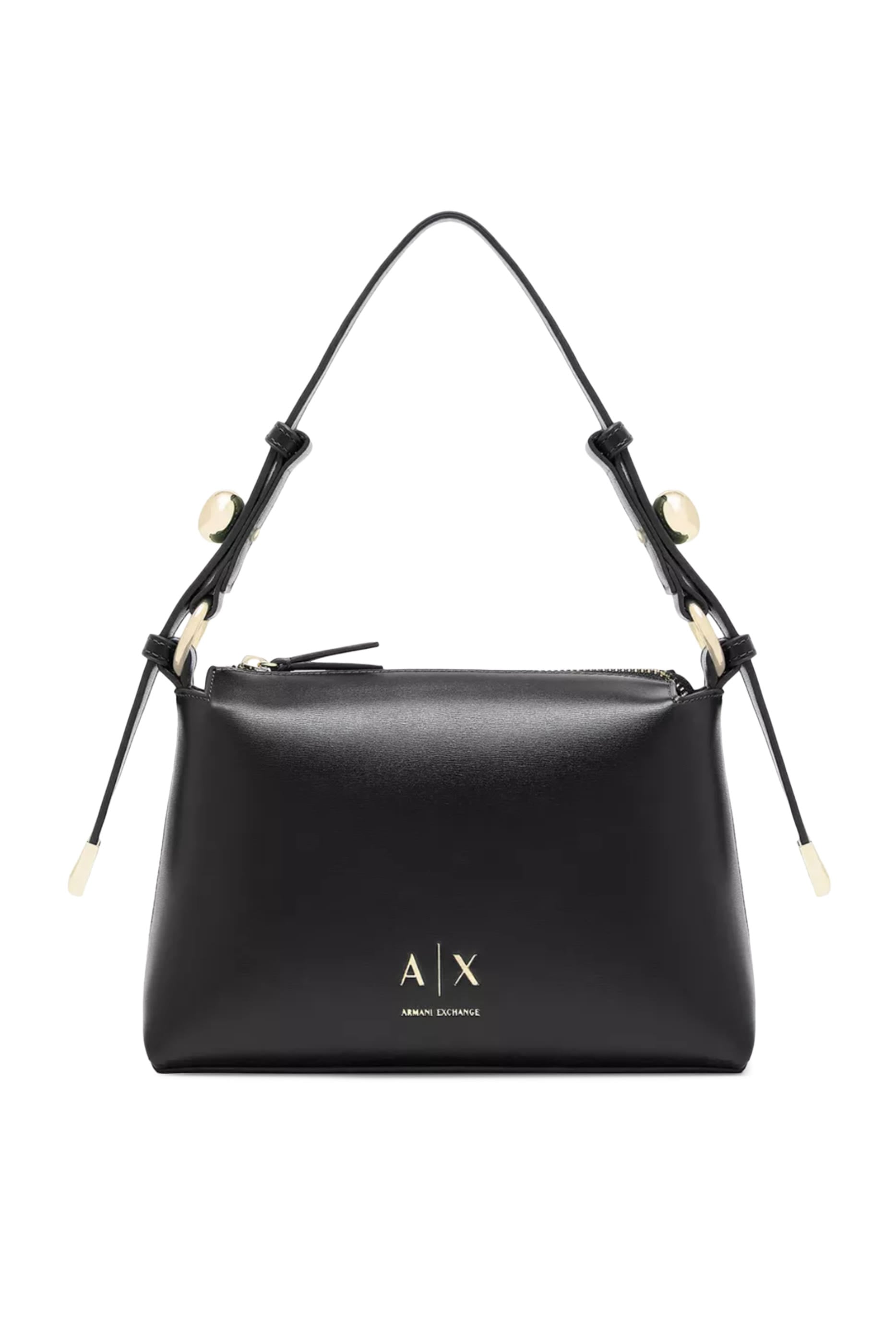Coated Fabric Shoulder Bag