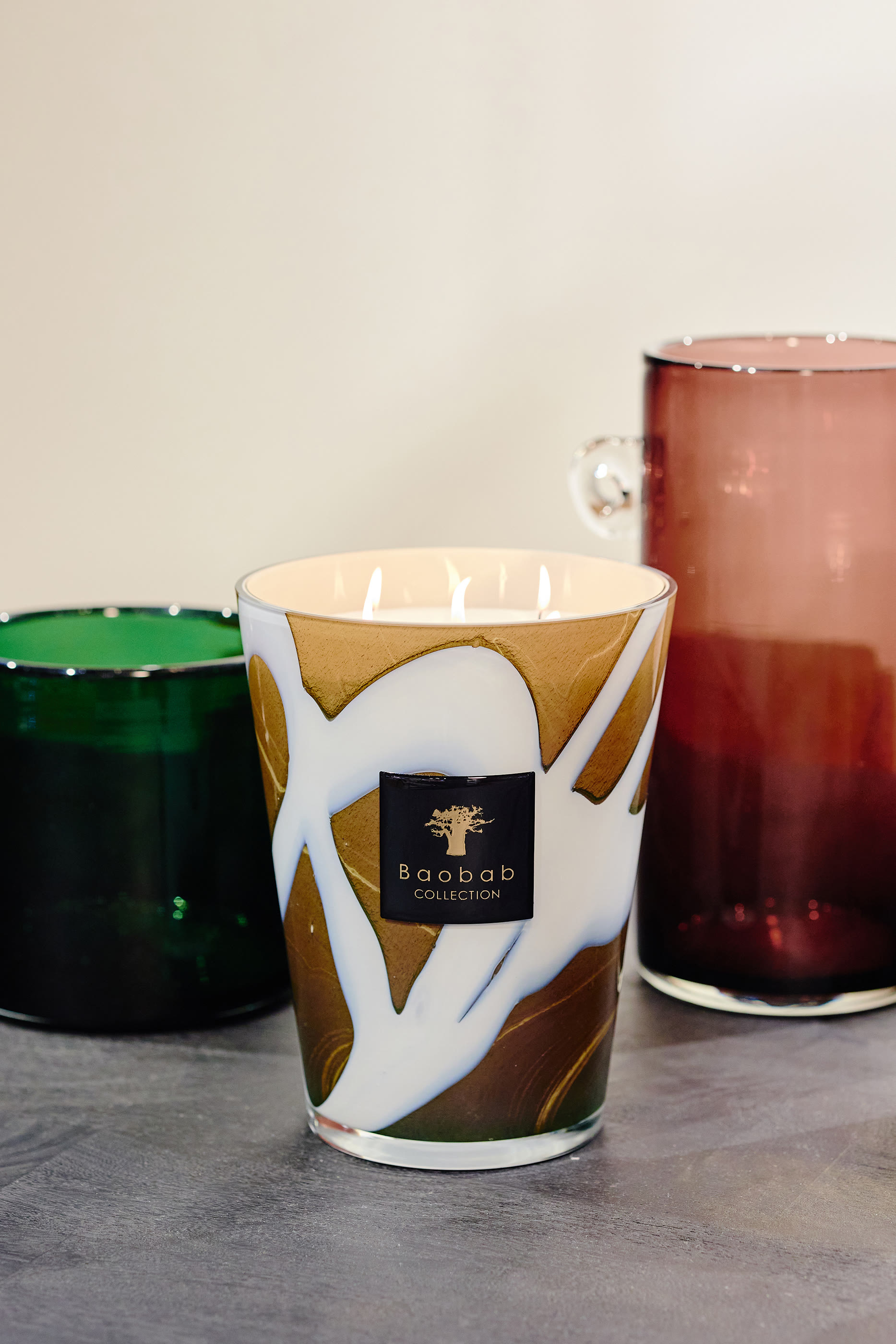 Max 10 Stones Agate Candle