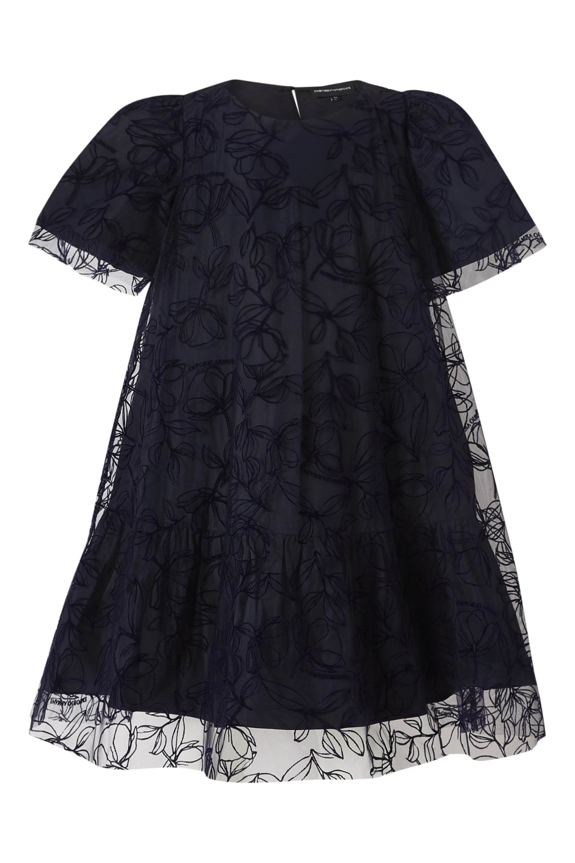 Kids Floral Tulle Dress