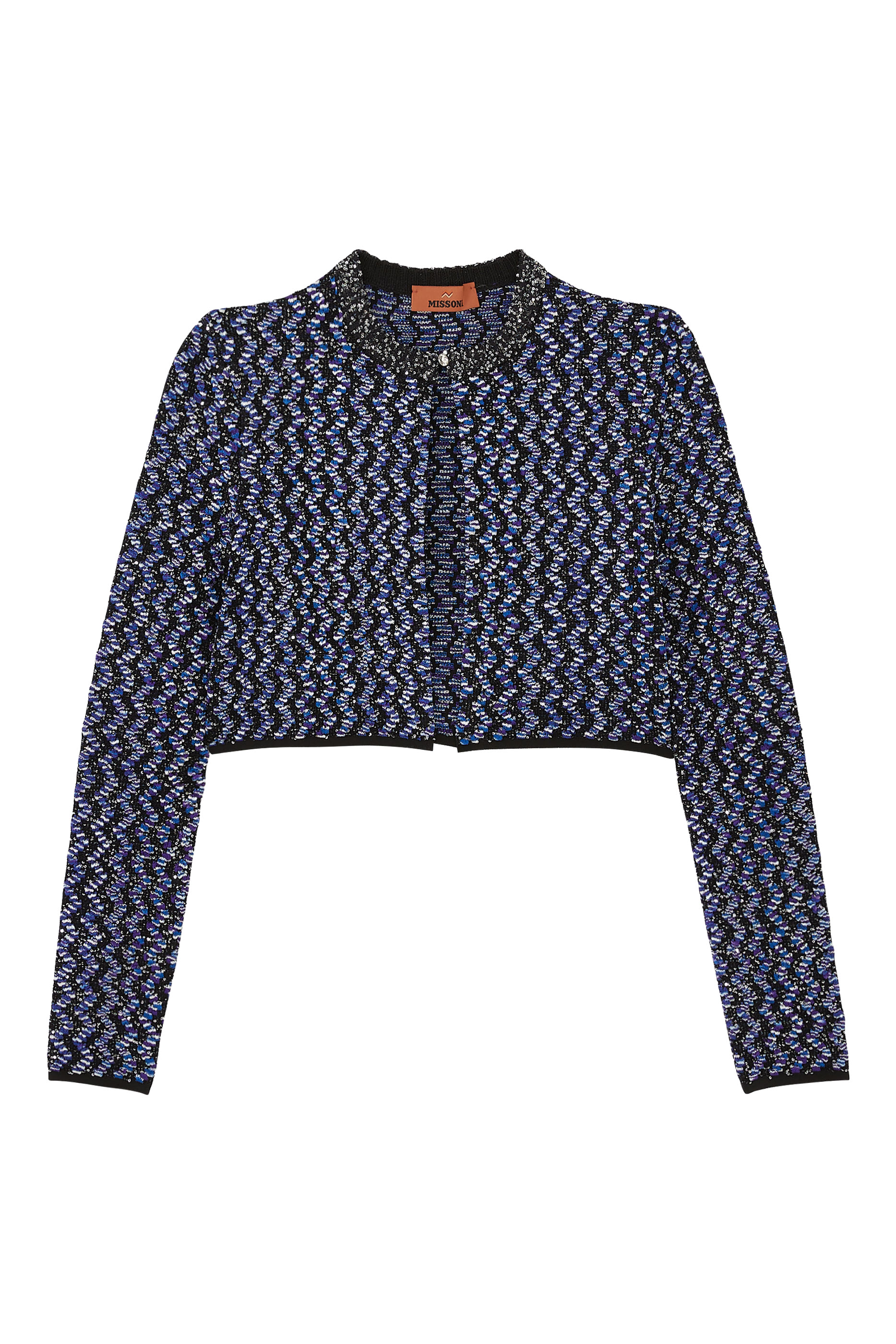 Sequin-Embellished Cardigan