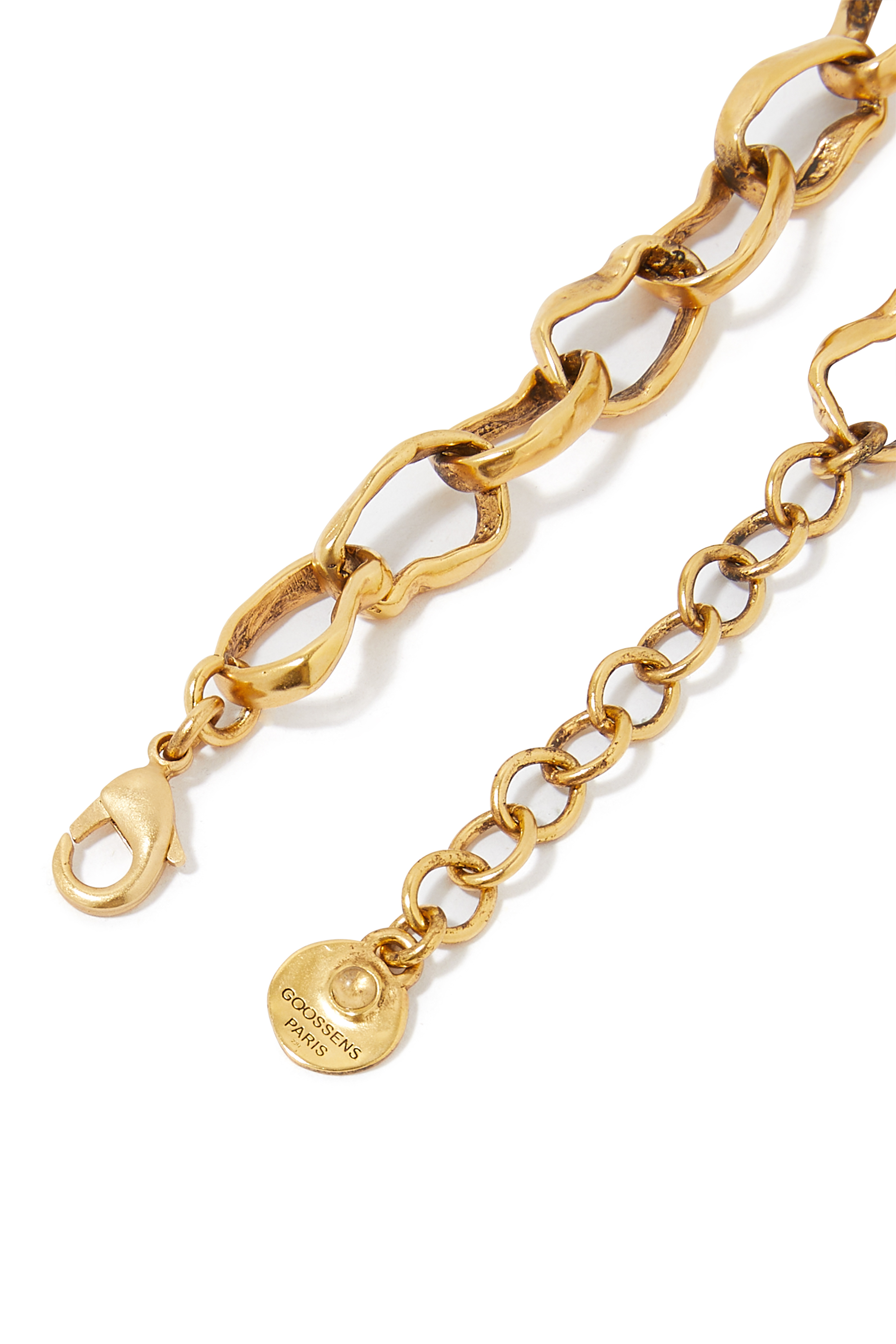 Lutèce Chain Bracelet, 24k Gold-Plated Brass