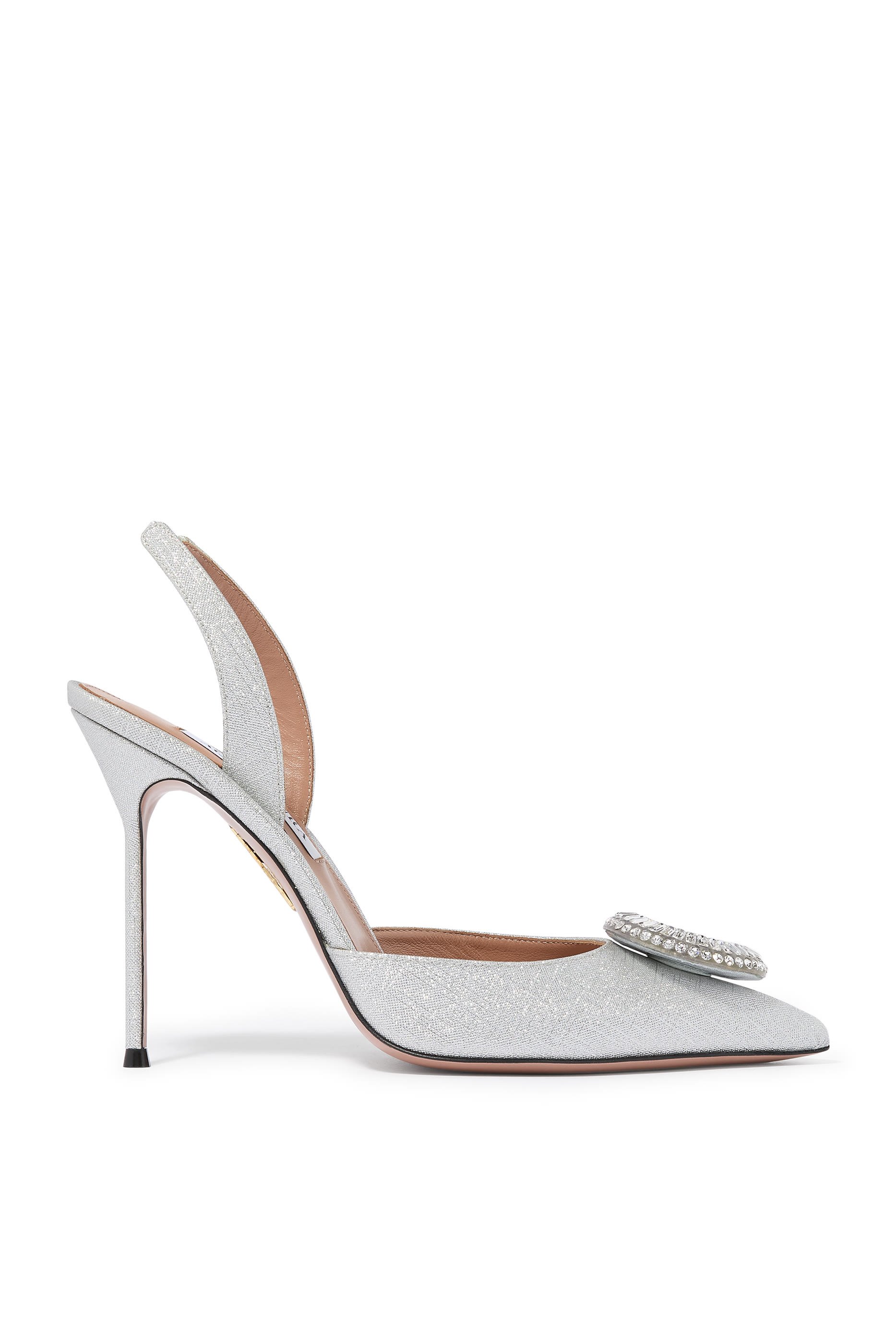 Crystal Hoop 105 Sling Pumps