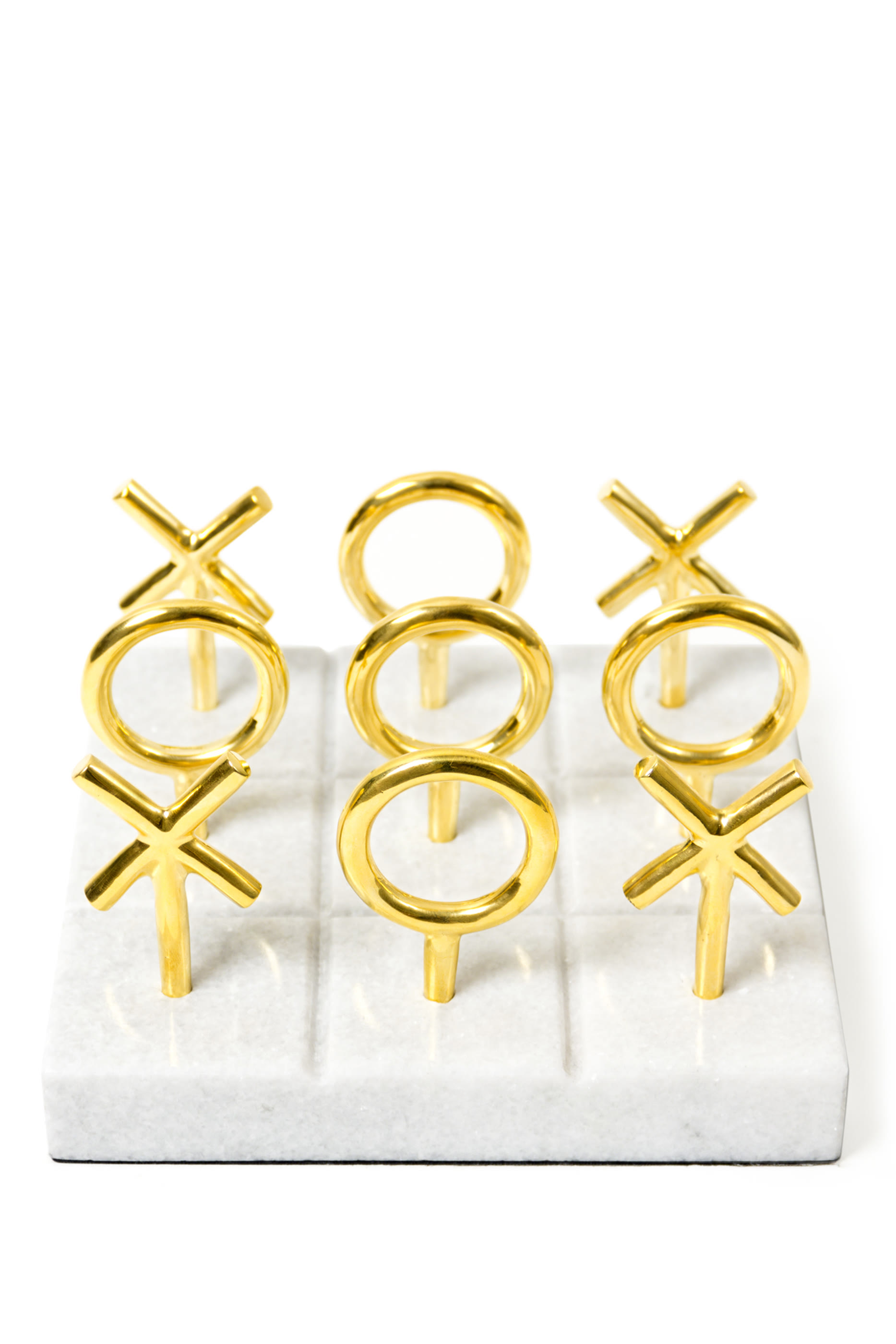 Brass Tic Tac Toe Set