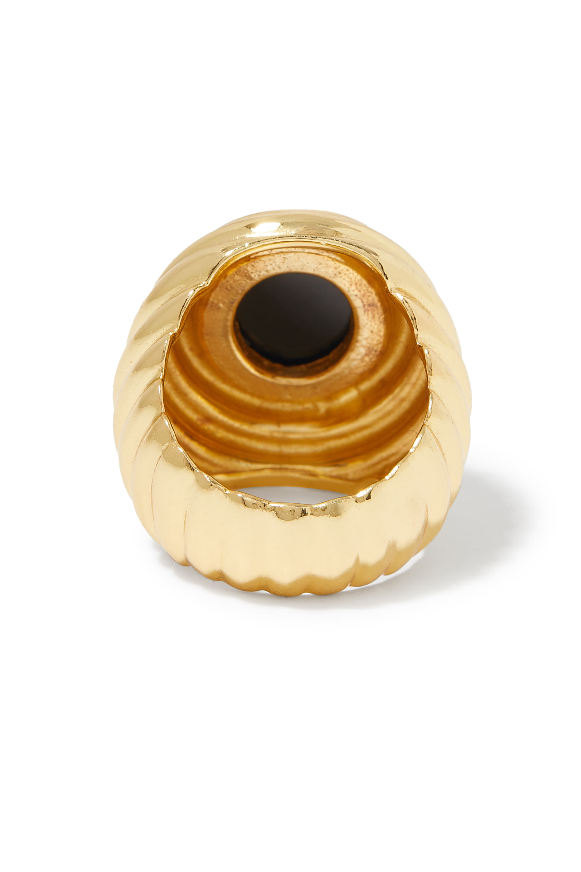 Presence Ring, 24k Gold-Plated Brass