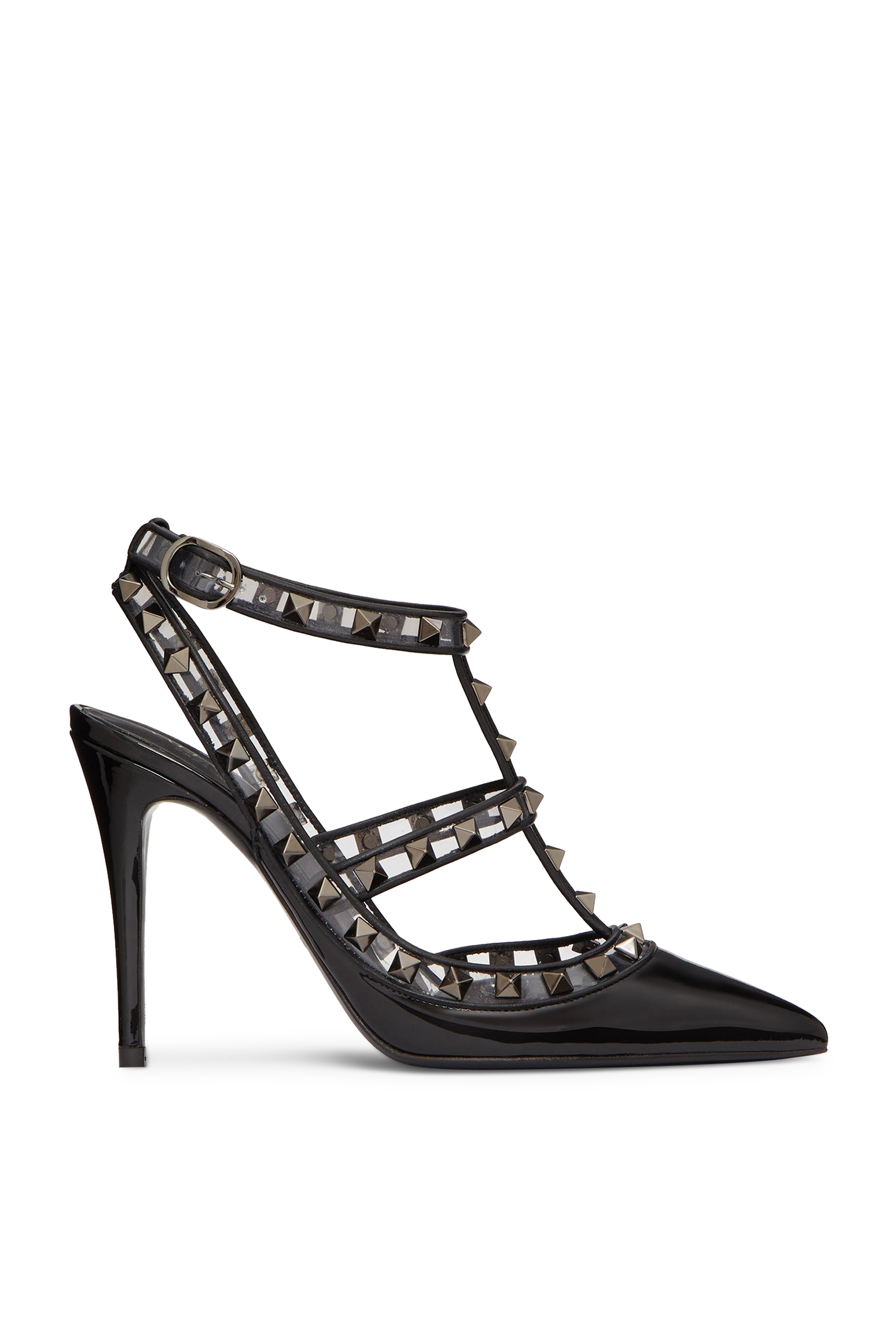 Valentino Garavani Rockstud 100 Patent Leather Pumps