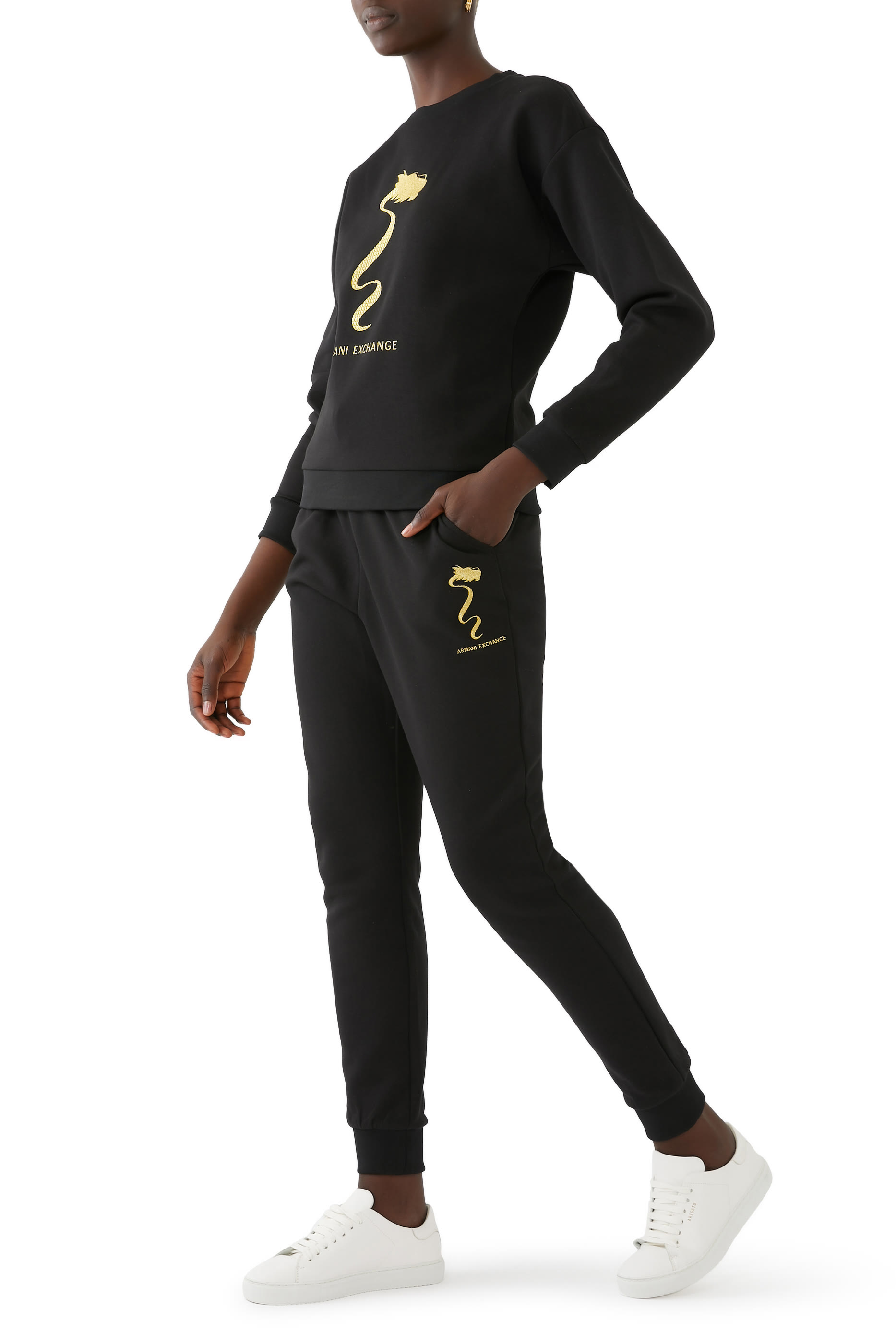 Chinese New Year Lettering Logo Sweatpants