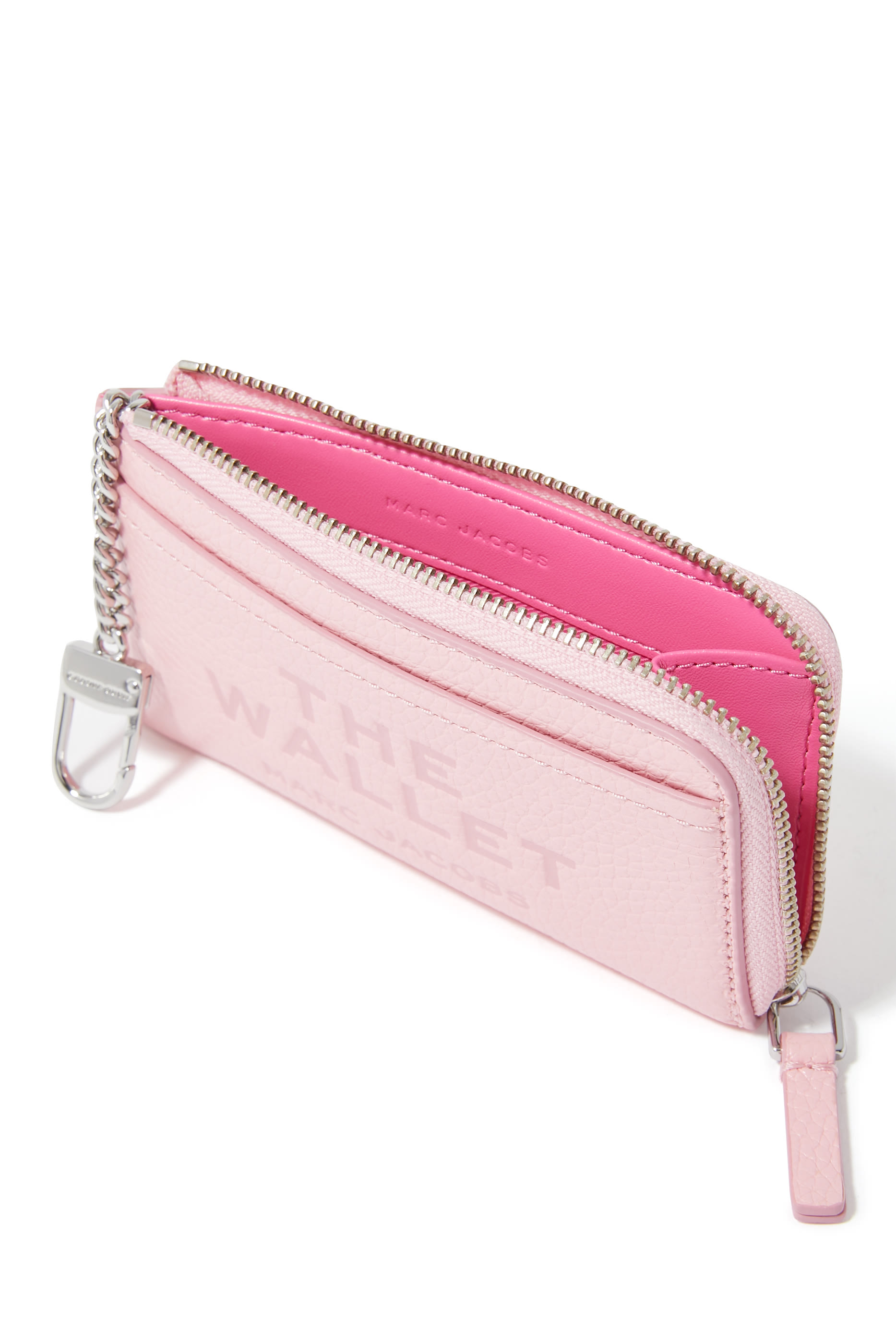 Leather Top Zip Multi Wallet