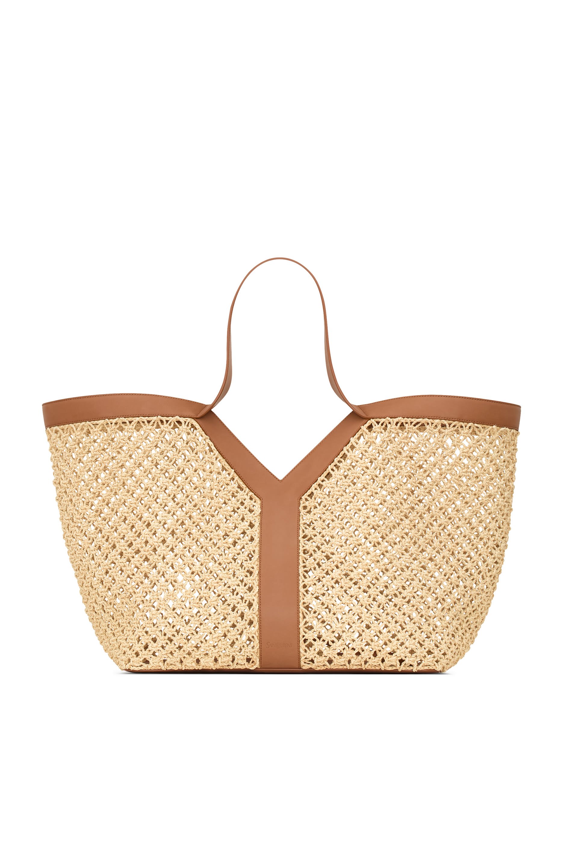  Y Tote in Raffia 