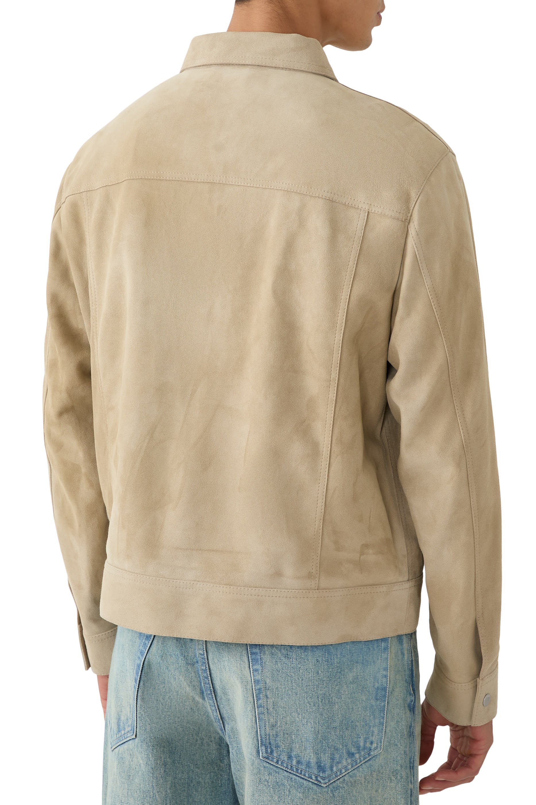 Suede Trucker Jacket