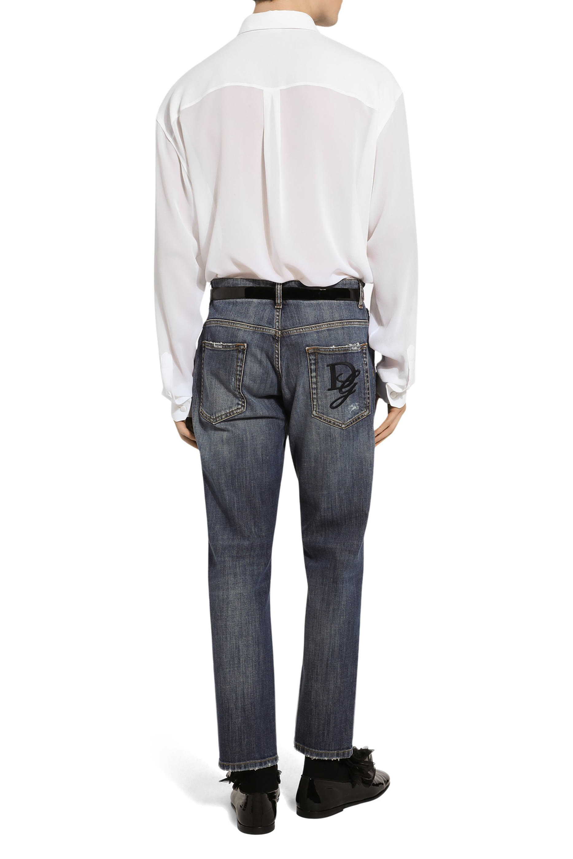 Loose Stretch Denim Jeans