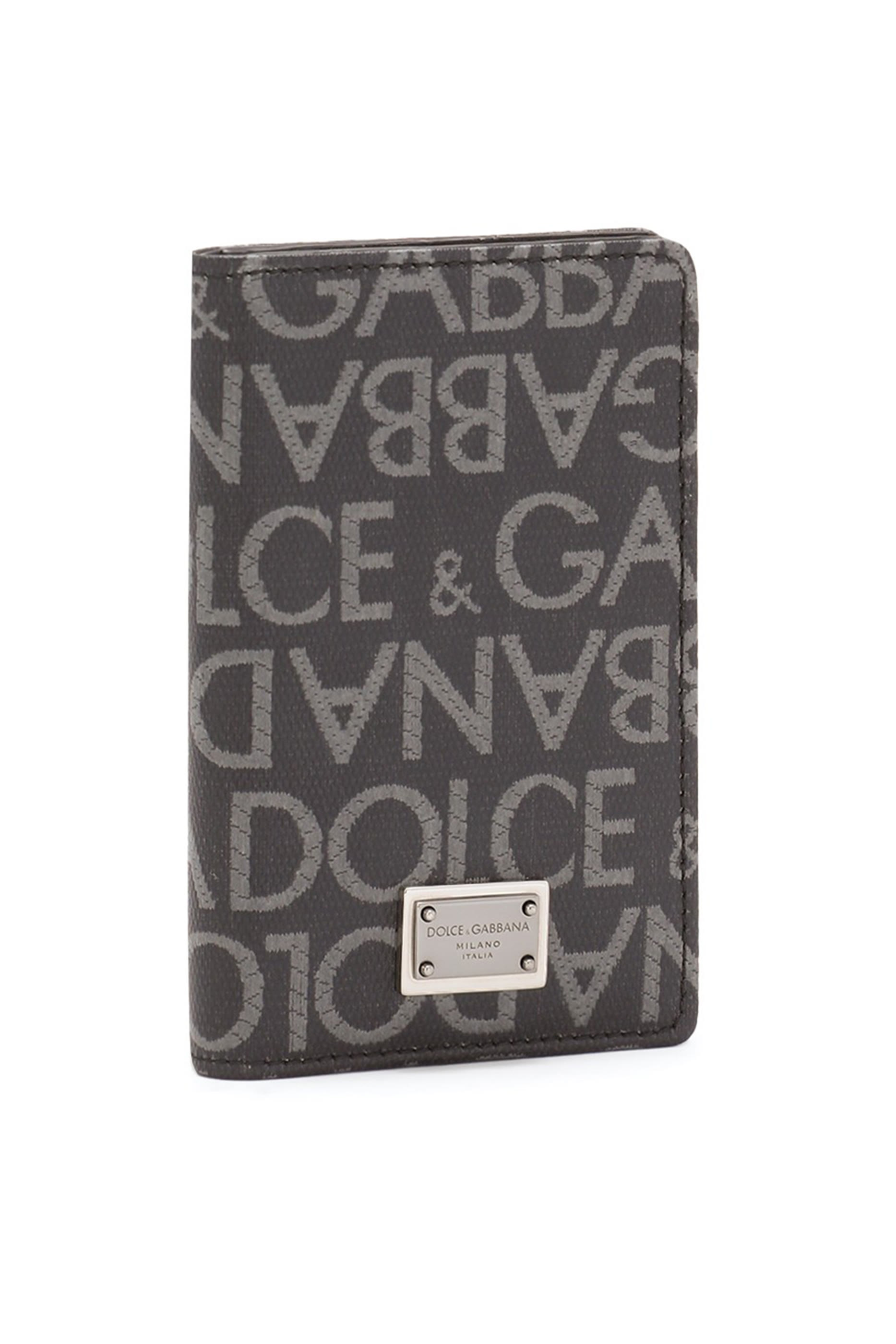 Coated Jacquard Bifold Card Holder