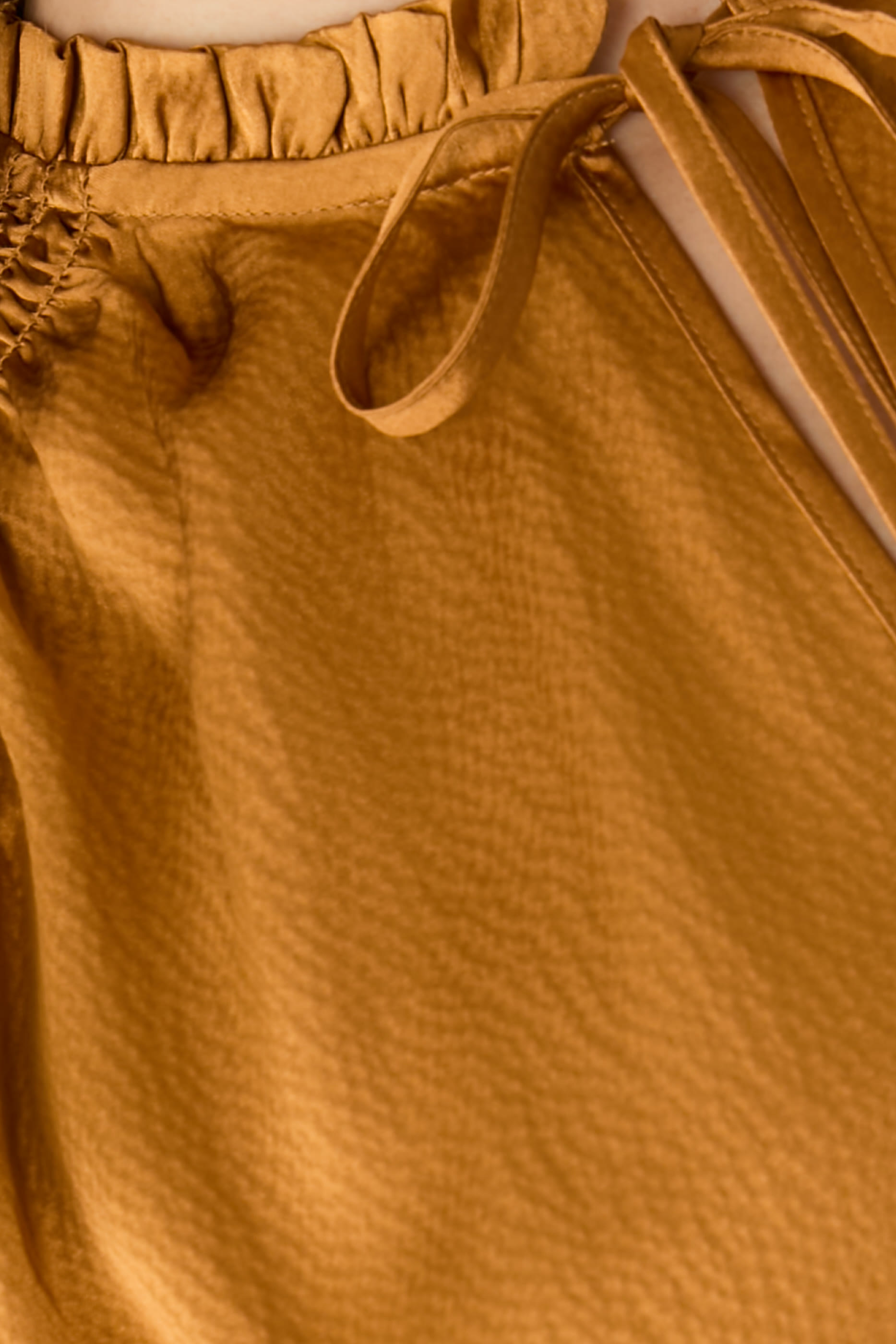 Atrani Smocked Shoulder Blouse