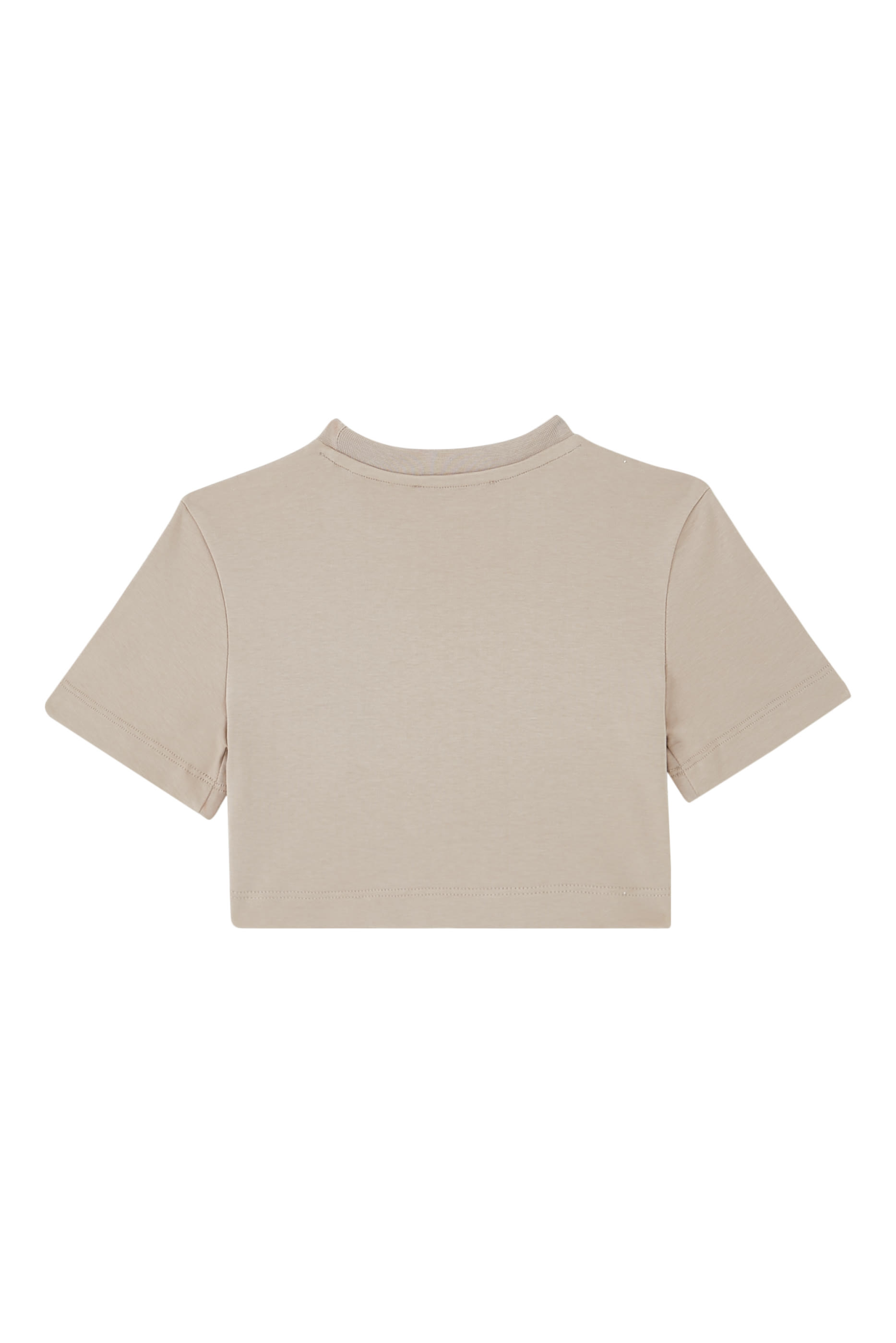Kids Cropped Cotton T-Shirt