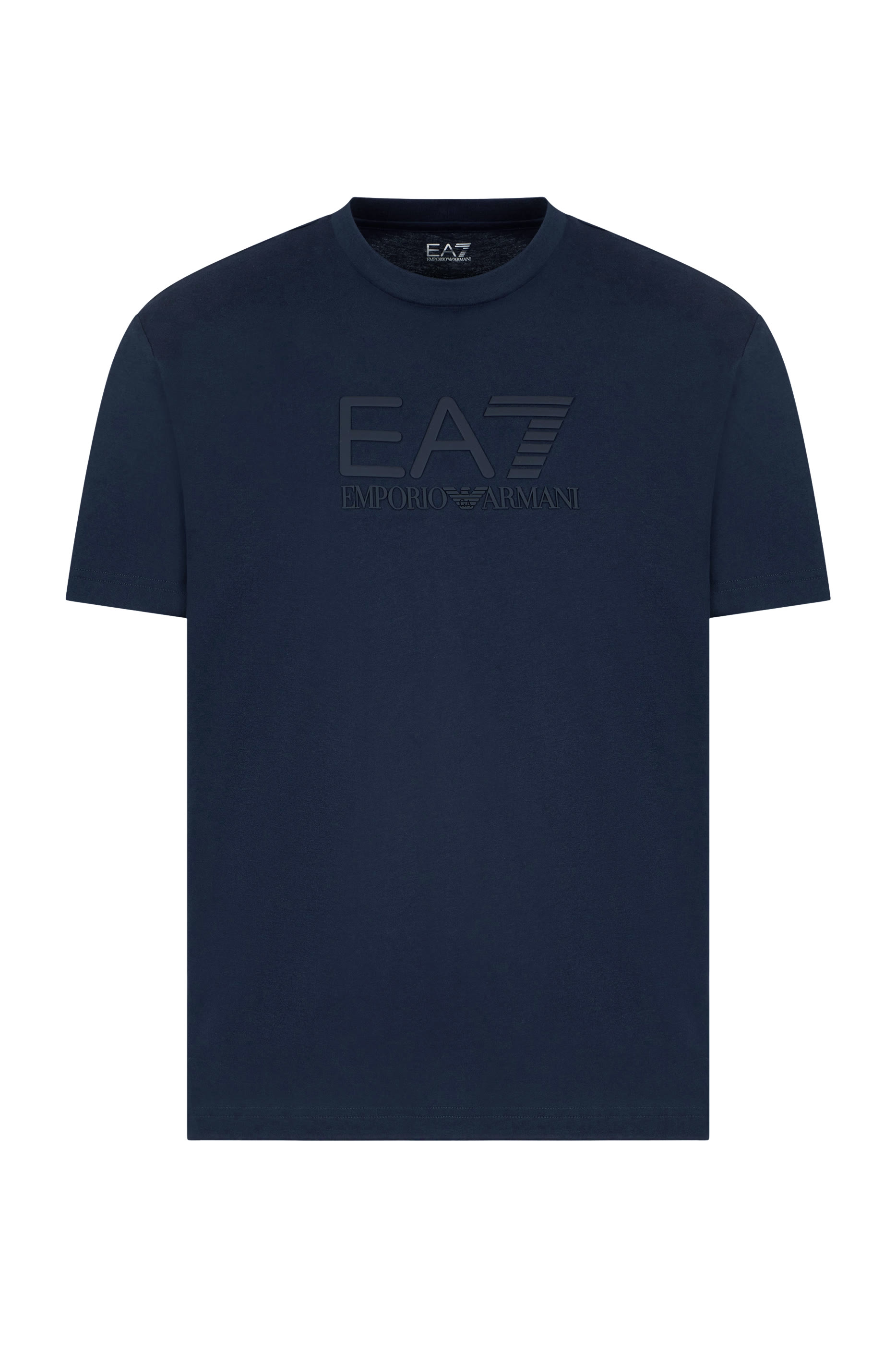 EA7 Logo Cotton T-Shirt