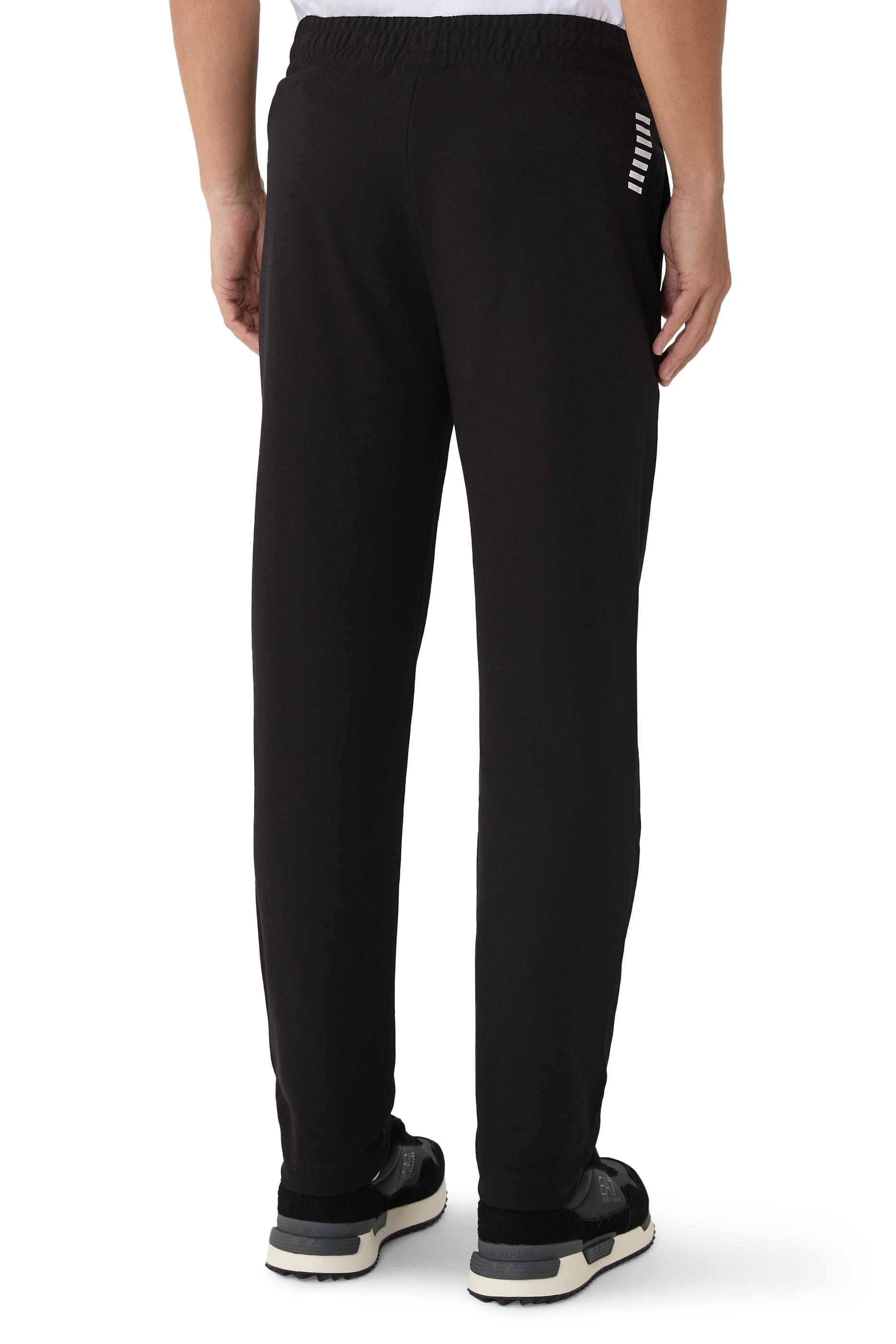 EA7 Logo Cotton Sweatpants