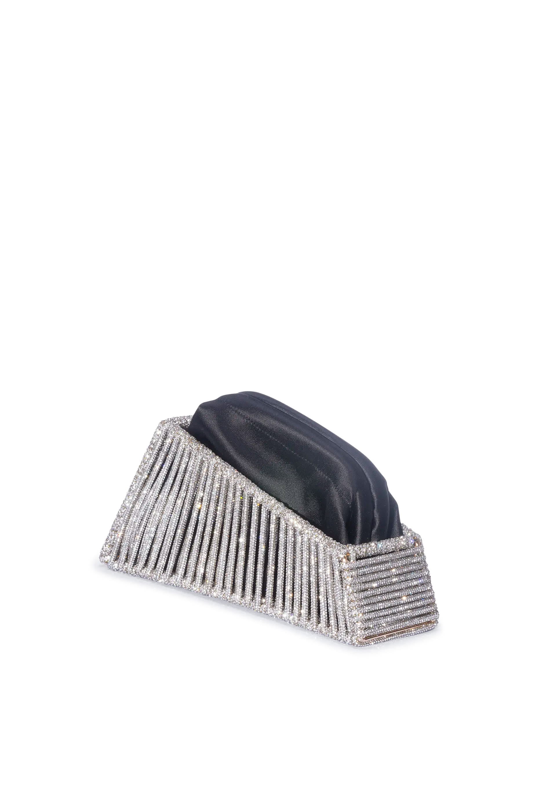 Saturnia Hand-Woven Jewel Clutch 