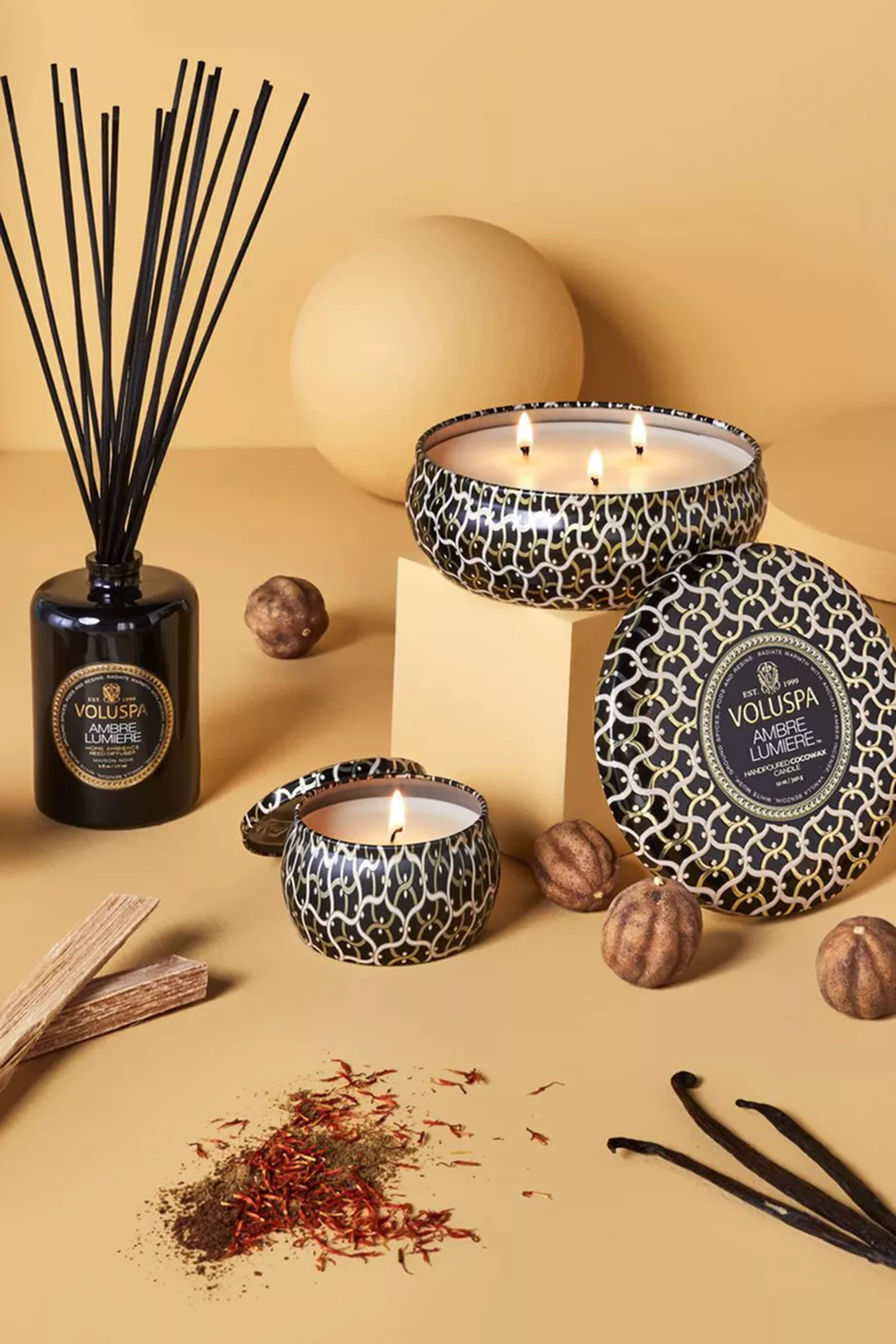 Ambre Lumiere Reed Diffuser