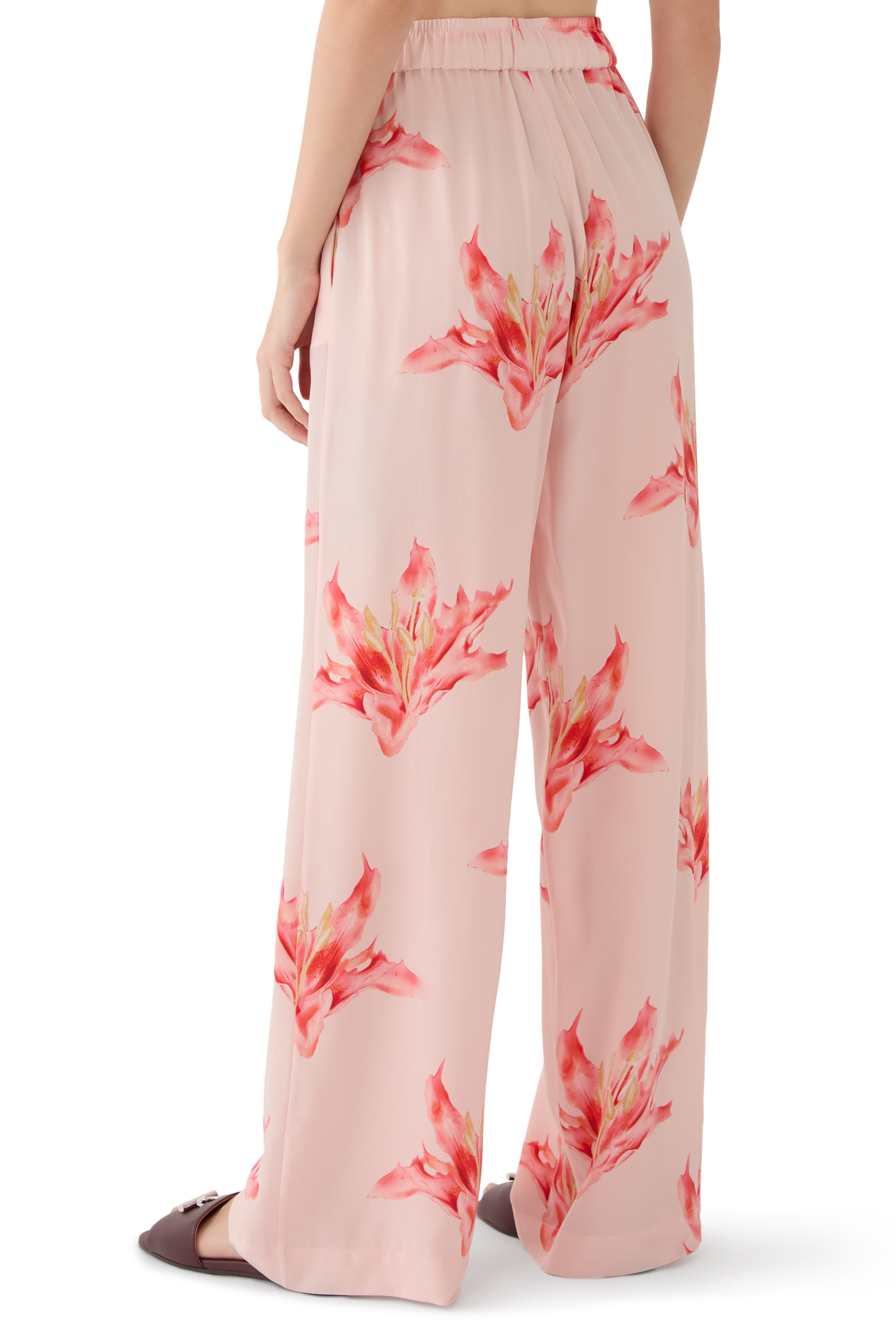 Flame Lily Print Pajamas