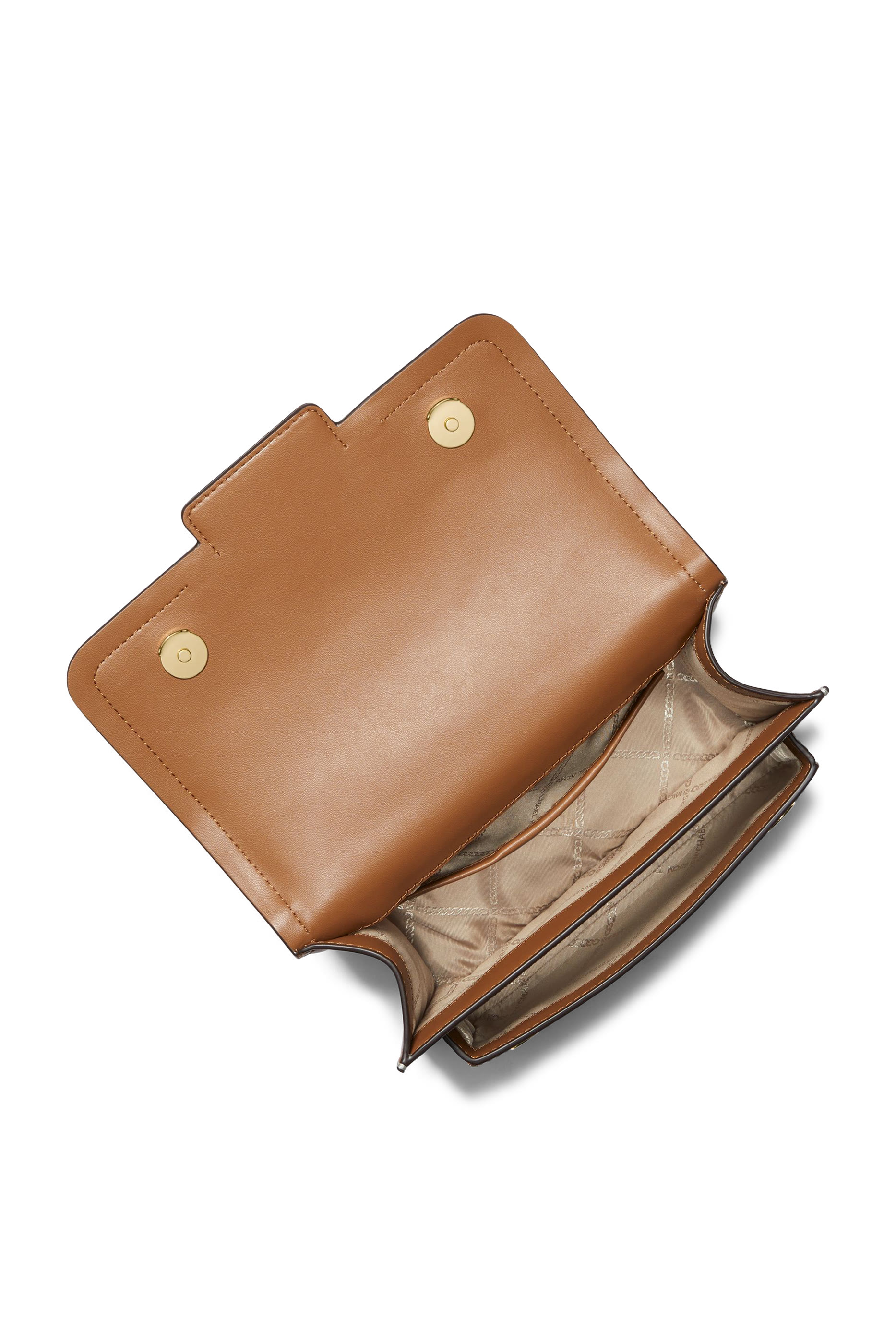 Heather Large Logo Shoulder Bag