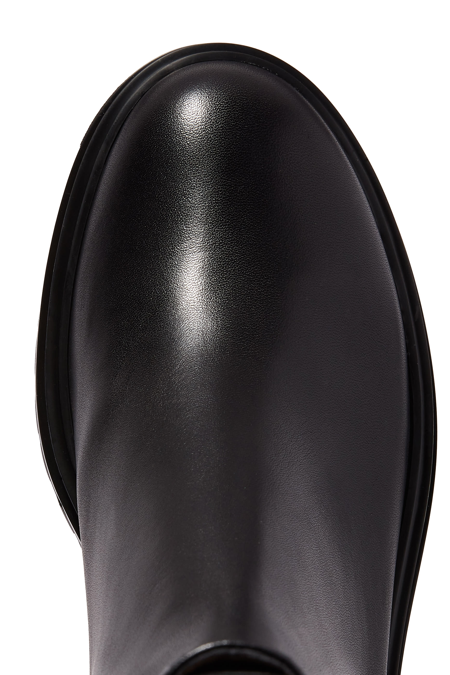 Chunky Chelsea Leather Boots