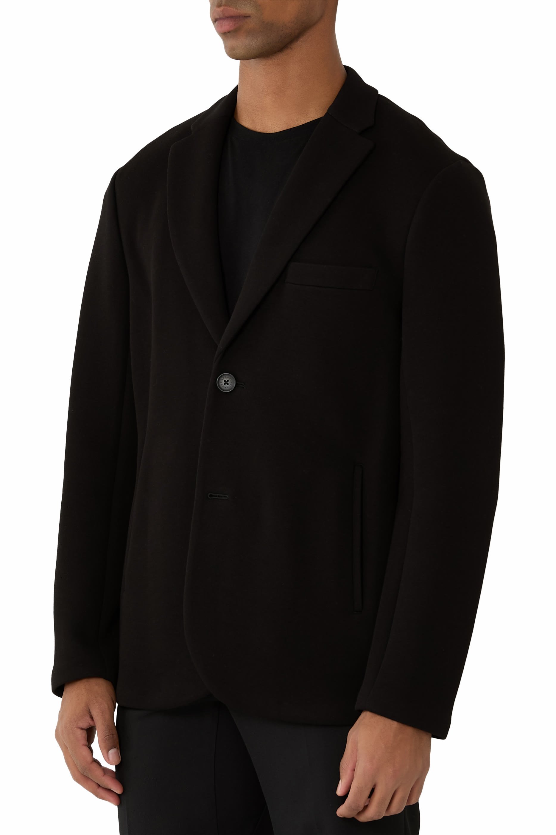 Single-breasted Piquet Jacket