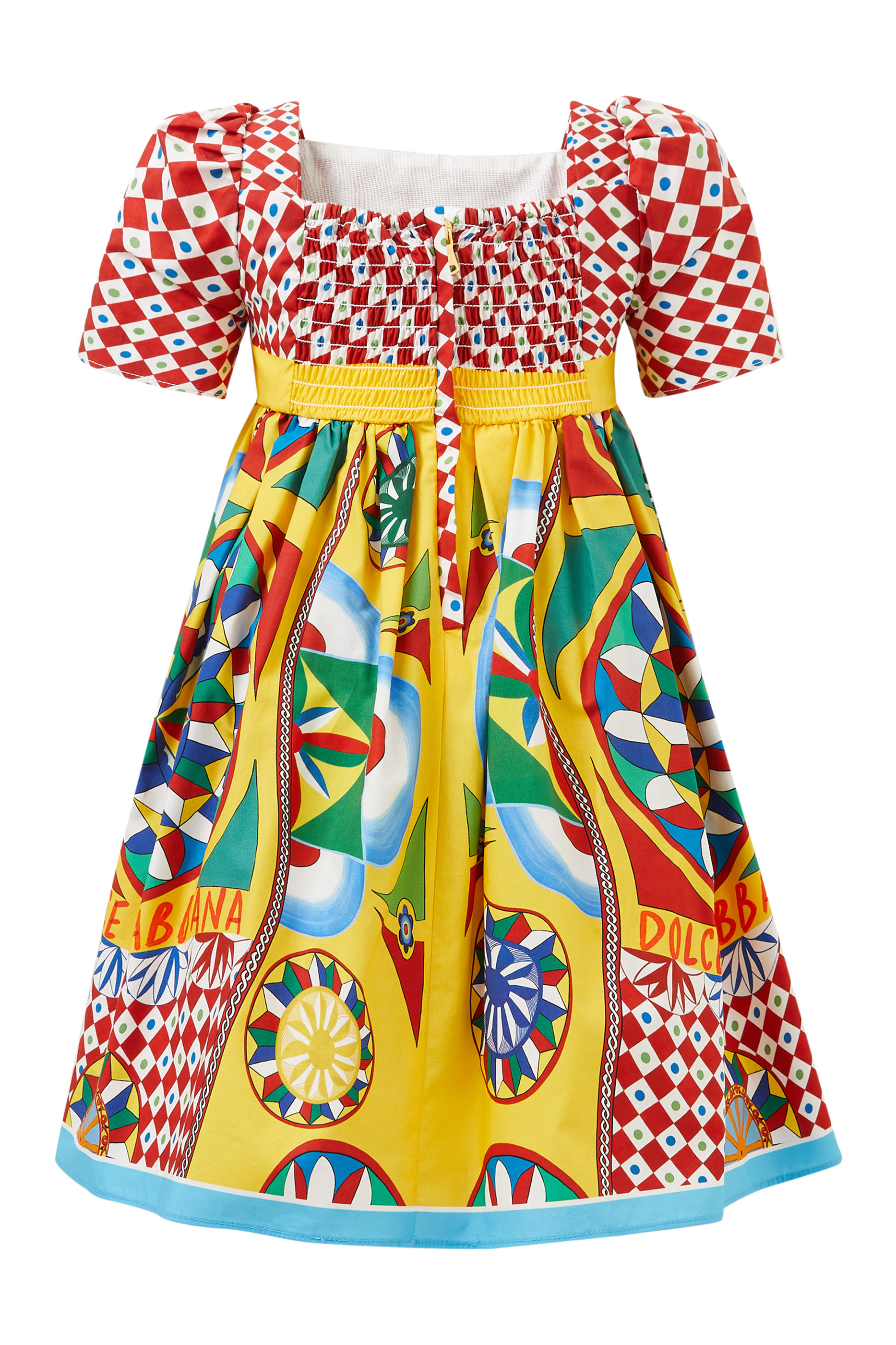 Kids Carretto Print Dress