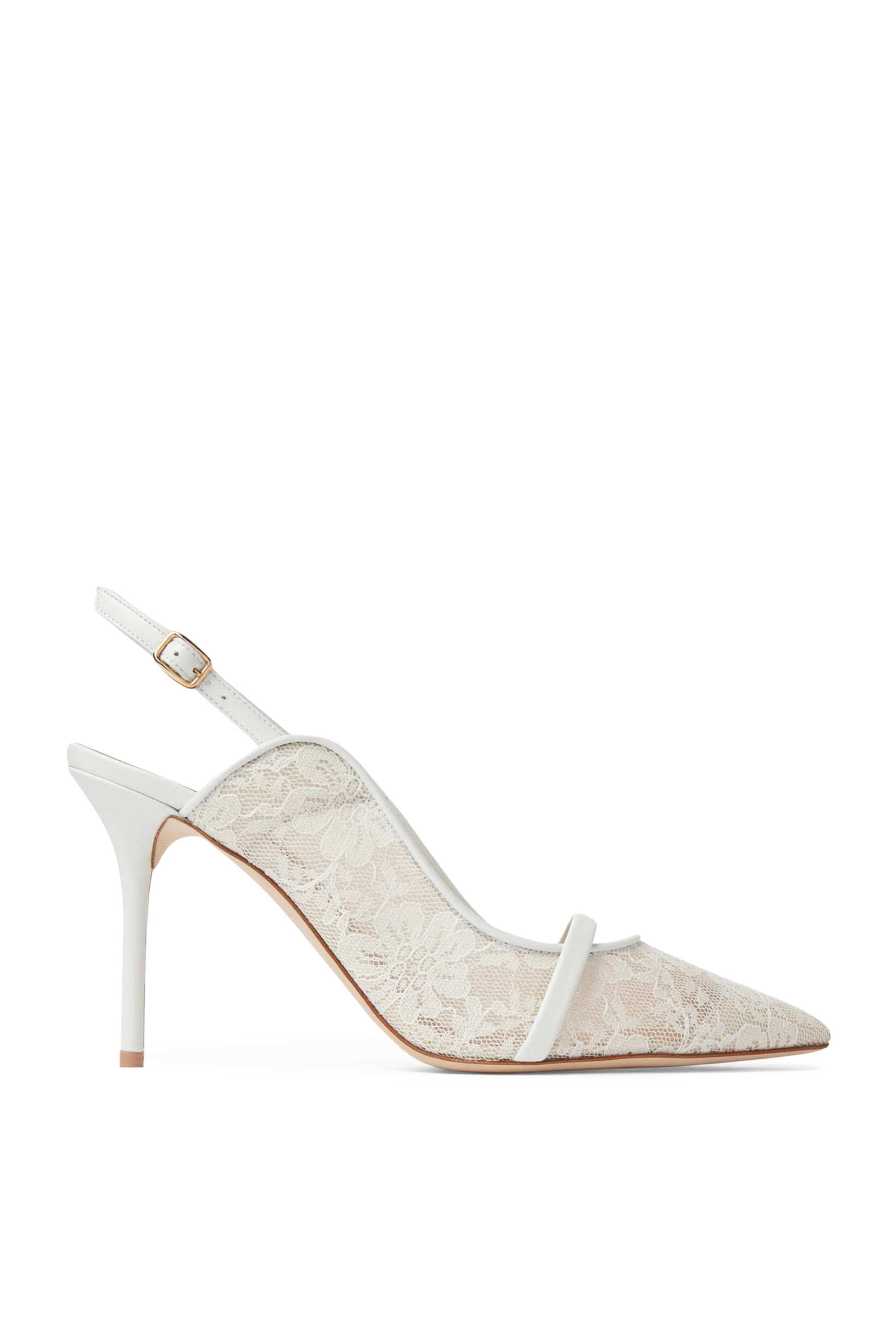 Marion 85 Lace Slingback Pumps