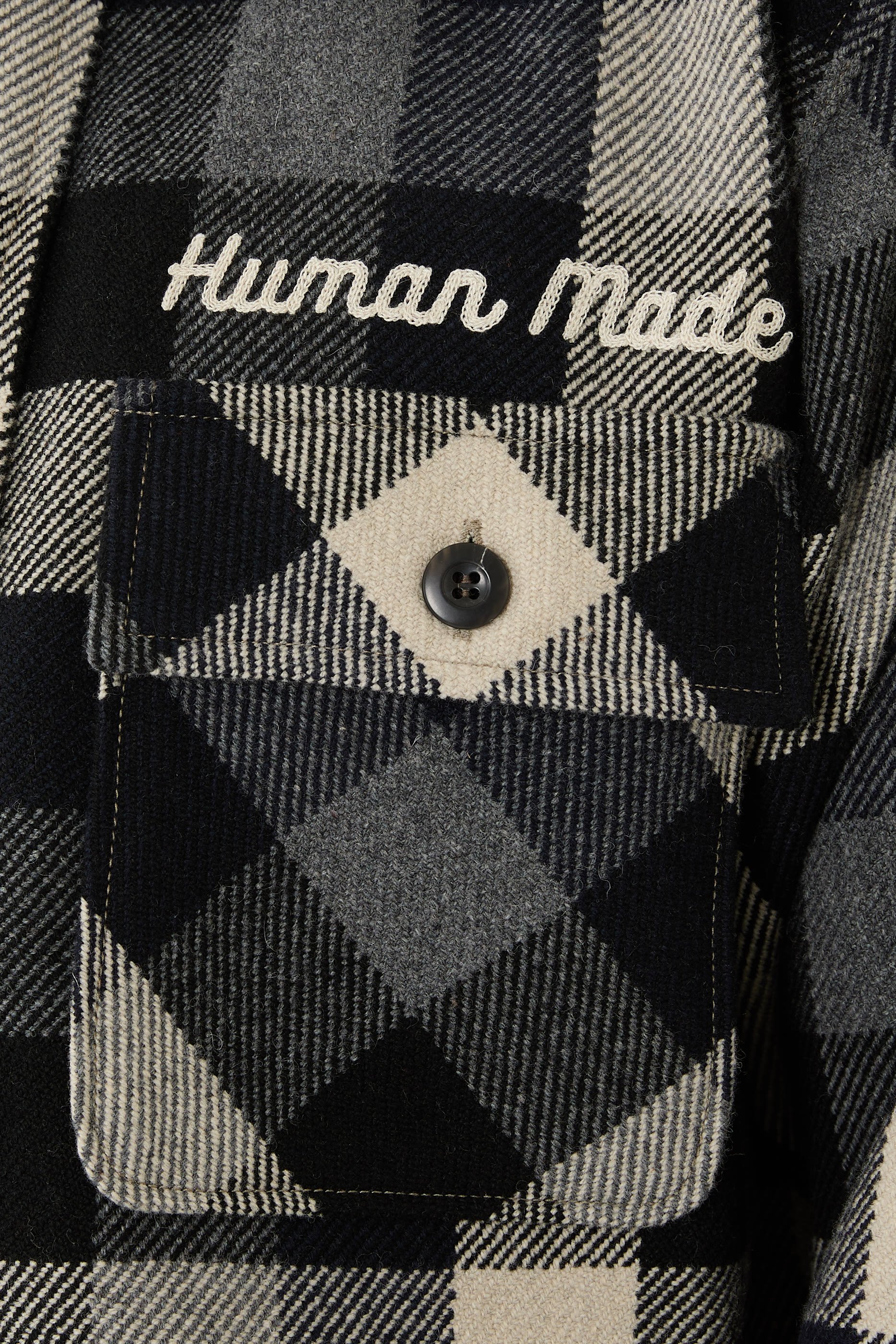 Wool Check Shirt Jacket 