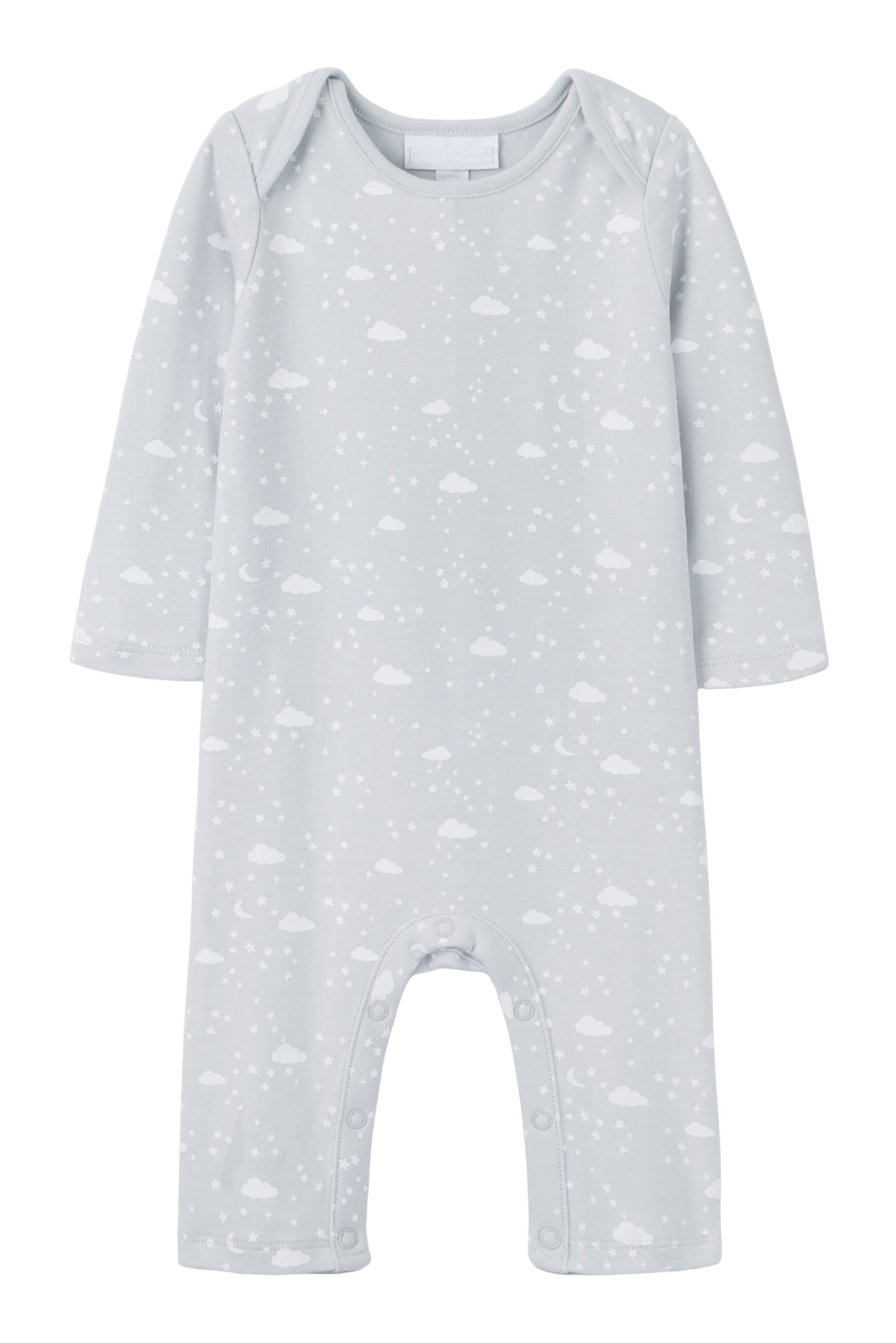 Kids Cloud & Star Envelope Neck Sleepsuit
