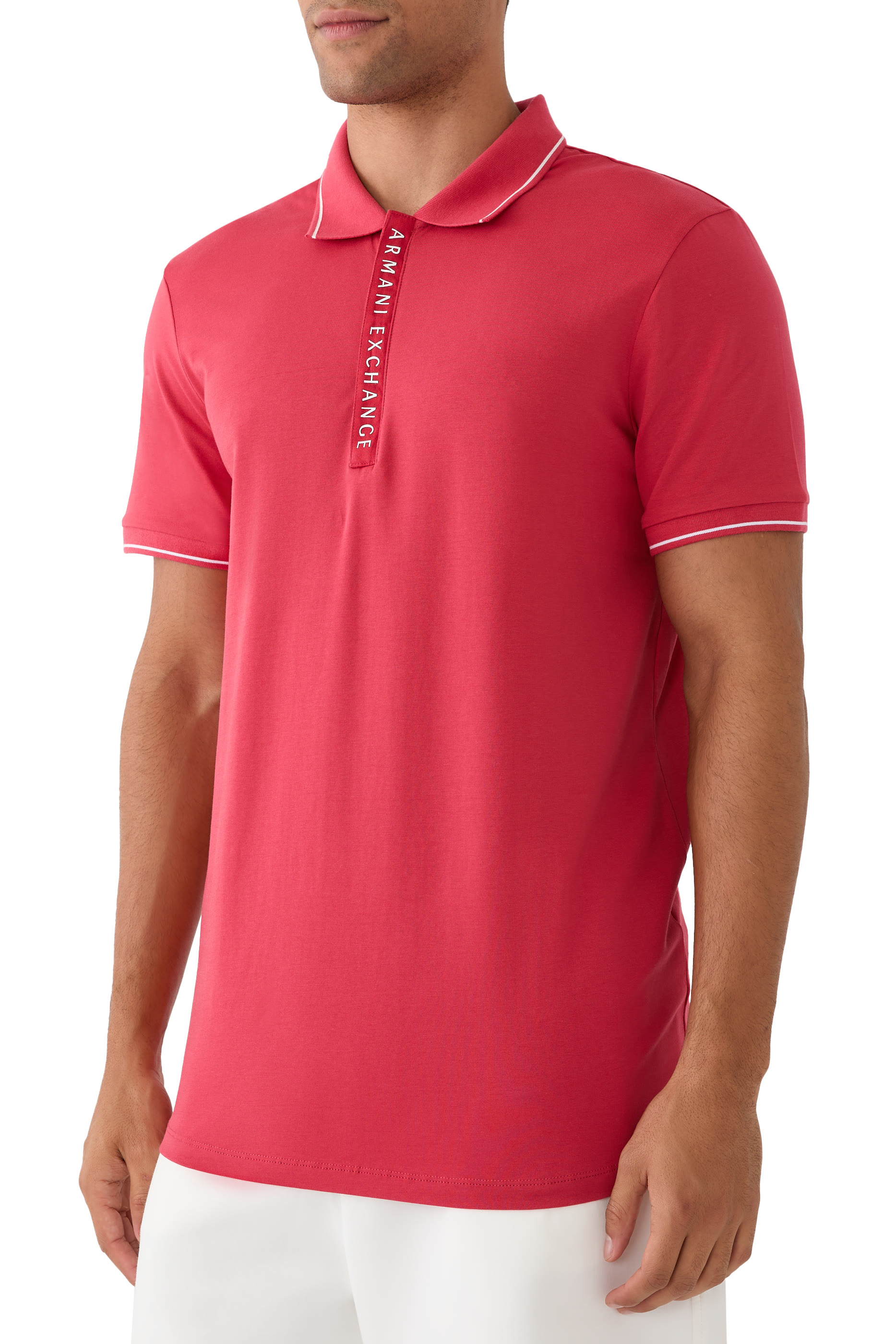 Contrasting Logo Polo Shirt