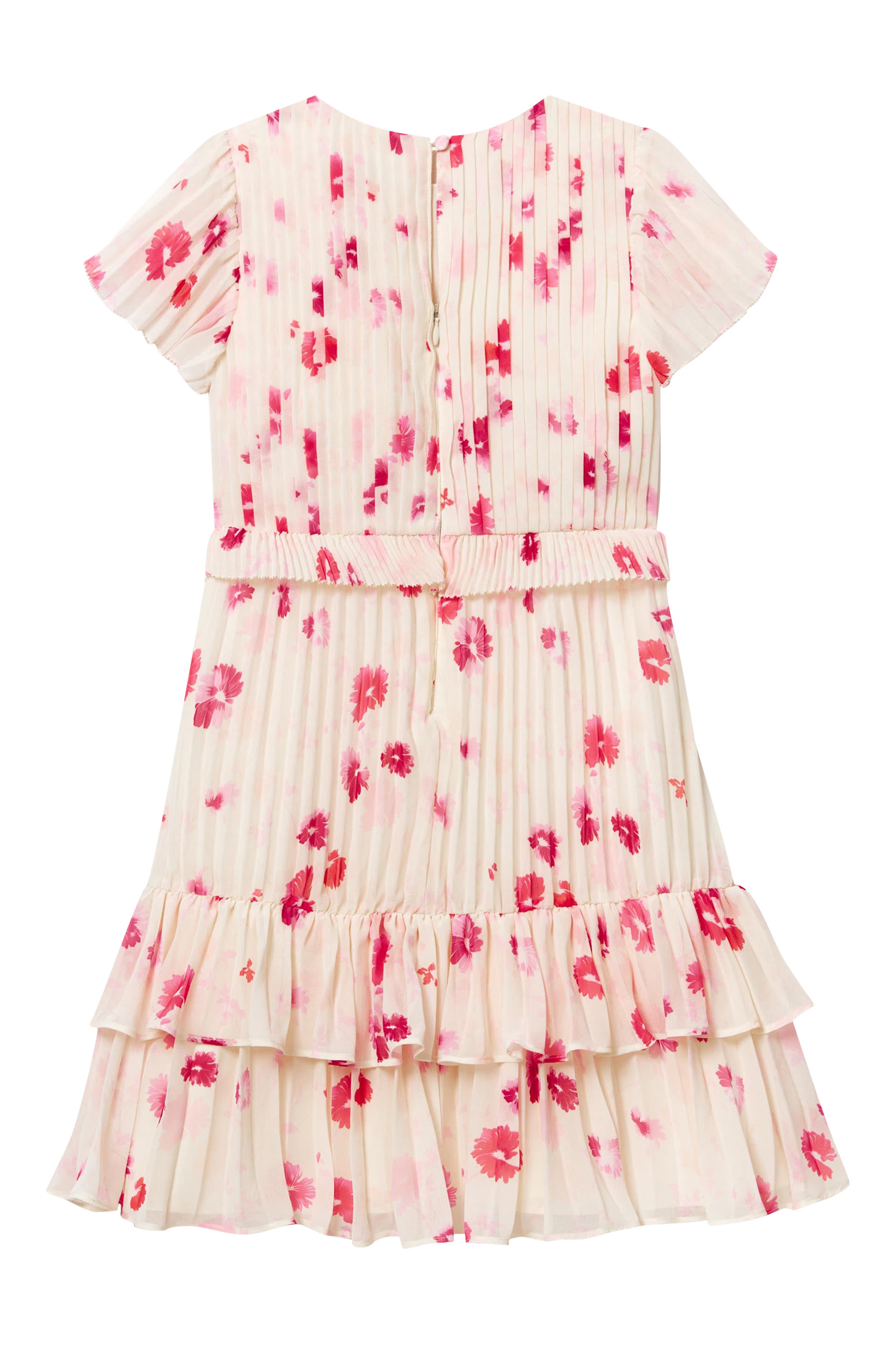 Kids Printed Chiffon Midi Dress